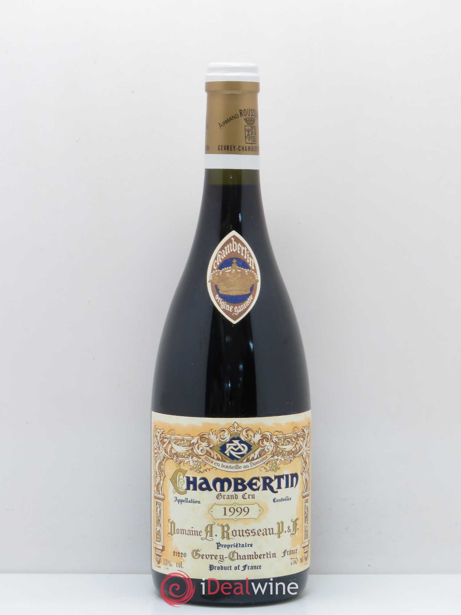 Chambertin Grand Cru Armand Rousseau (Domaine) 1999 - Lot de 1 bouteille - 0