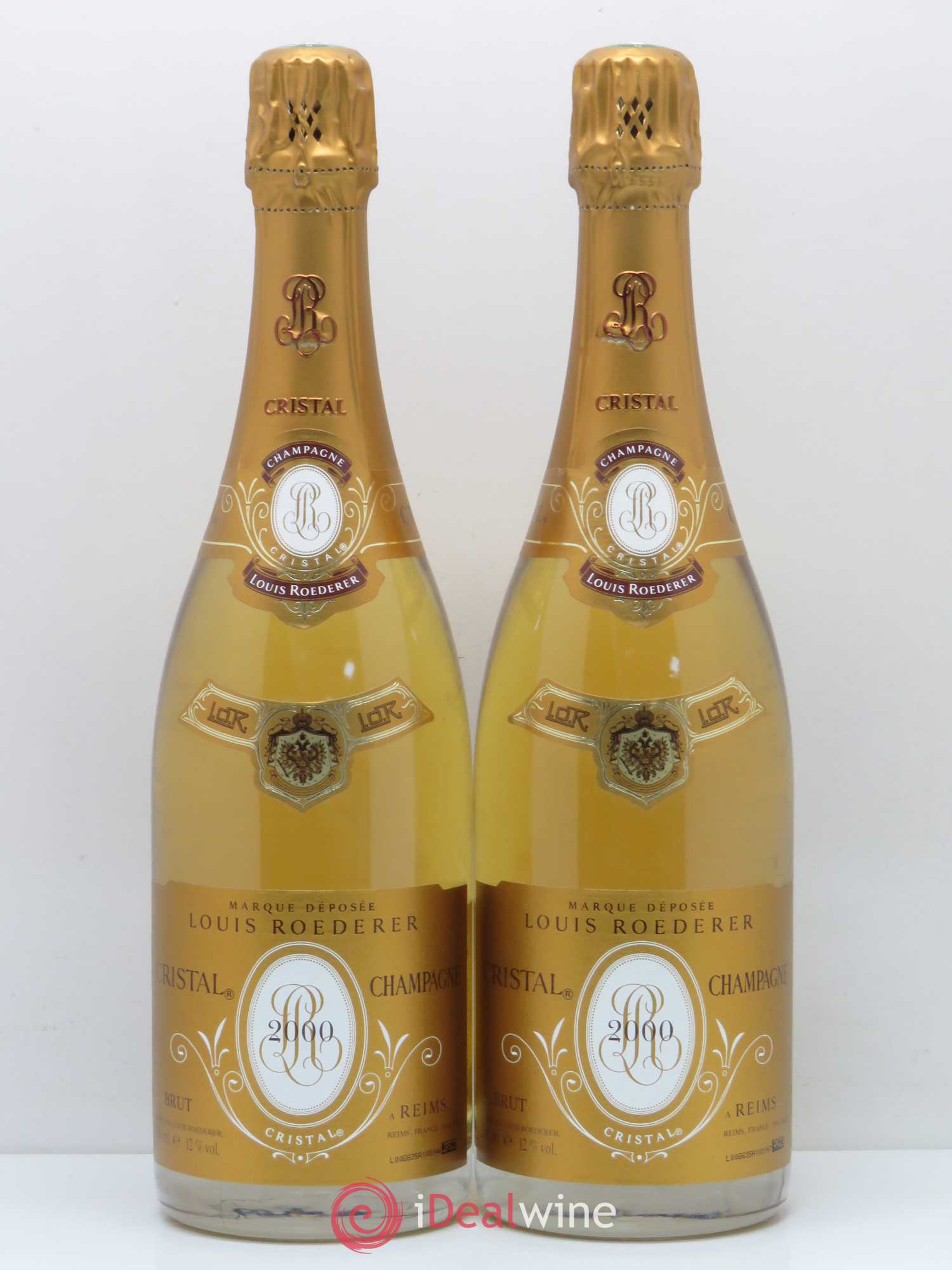 Cristal Louis Roederer 2000 - Lot de 2 bouteilles - 0