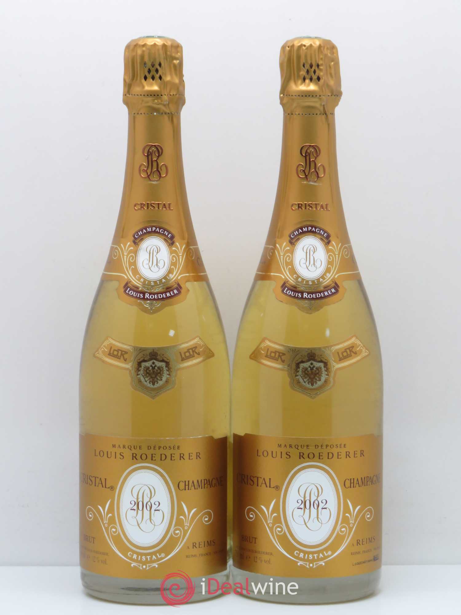 Cristal Louis Roederer 2002 - Lot de 2 bouteilles - 0