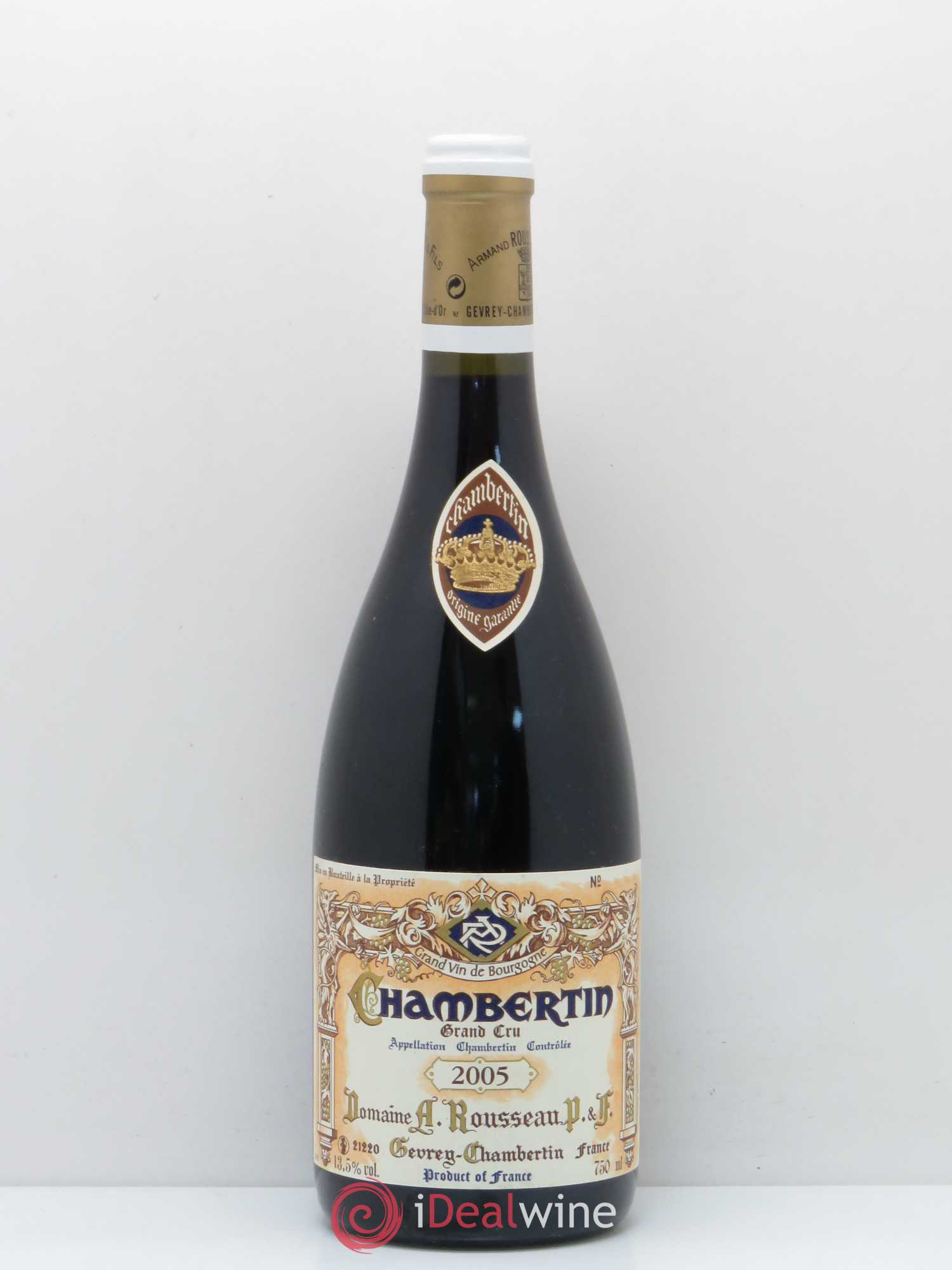 Chambertin Grand Cru Armand Rousseau (Domaine) 2005 - Lot de 1 bouteille - 0