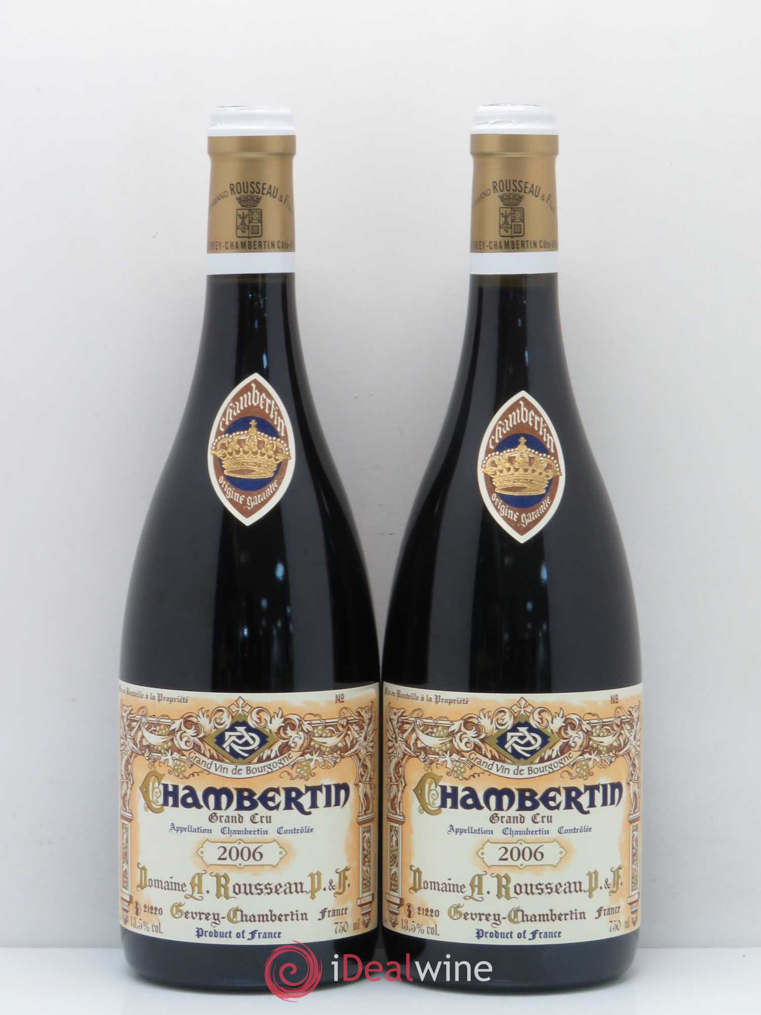 Chambertin Grand Cru Armand Rousseau (Domaine) 2006 - Lot de 2 bouteilles - 0