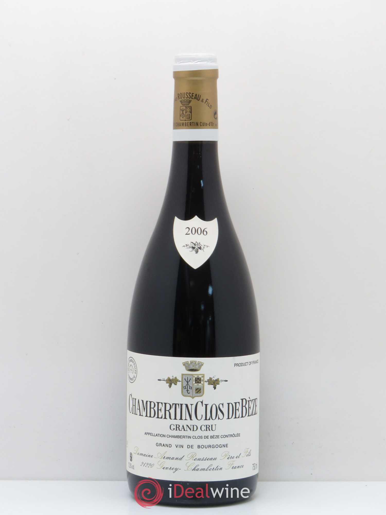 Chambertin Clos de Bèze Grand Cru Armand Rousseau (Domaine) 2006 - Lot de 1 bouteille - 0
