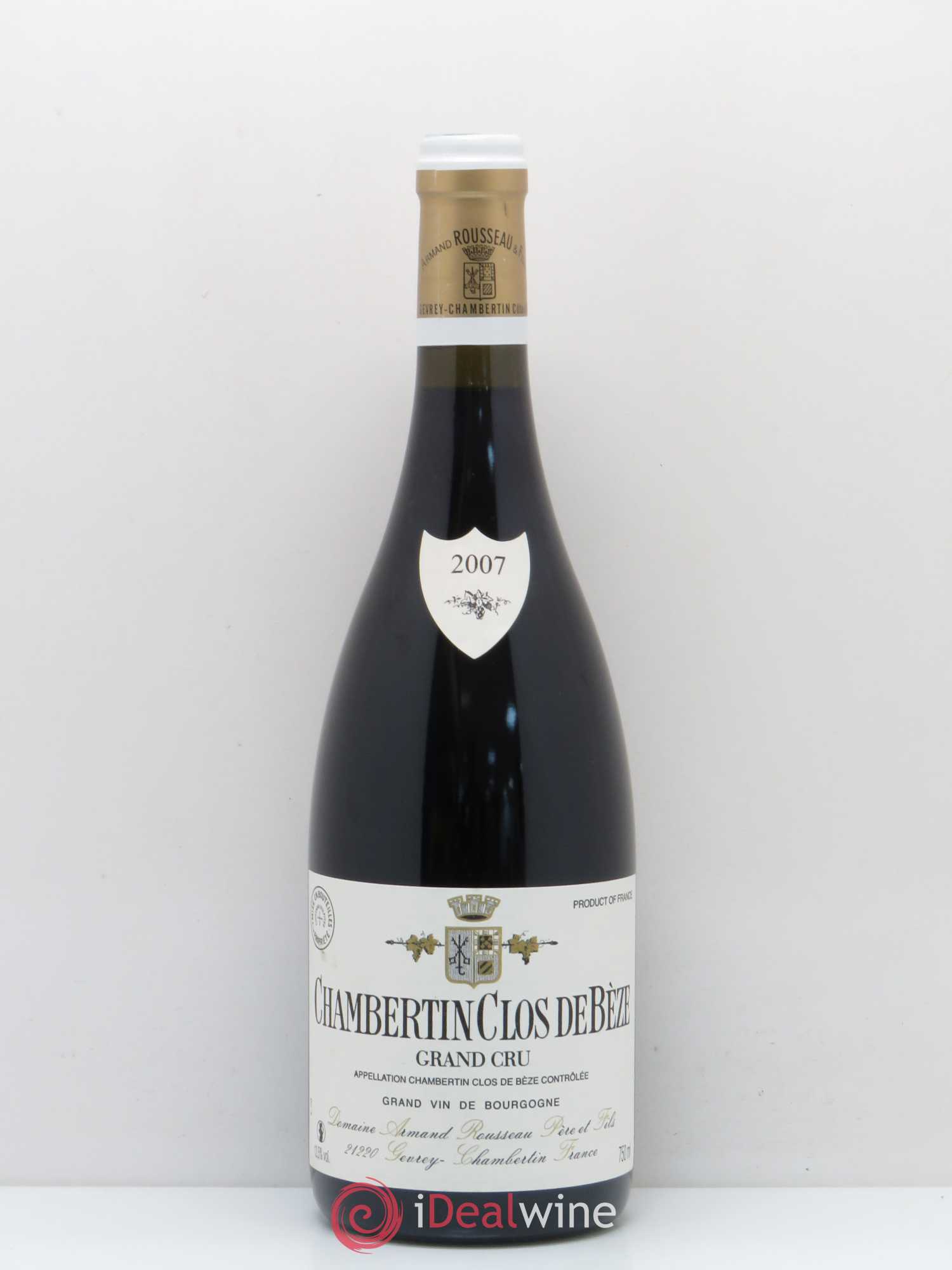 Chambertin Clos de Bèze Grand Cru Armand Rousseau (Domaine) 2007 - Lot de 1 bouteille - 0