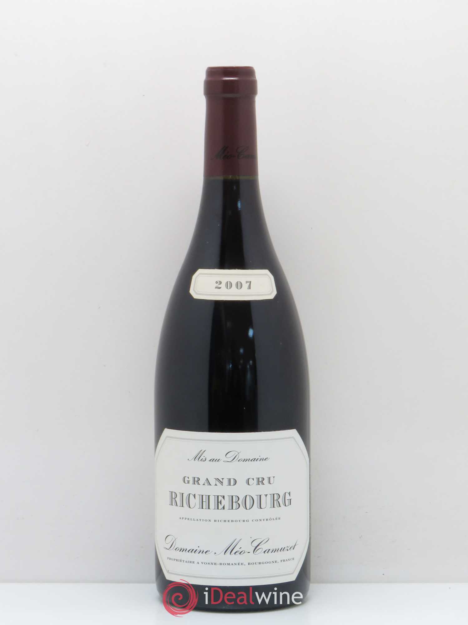 Richebourg Grand Cru Méo-Camuzet (Domaine) 2007 - Lot de 1 bouteille - 0