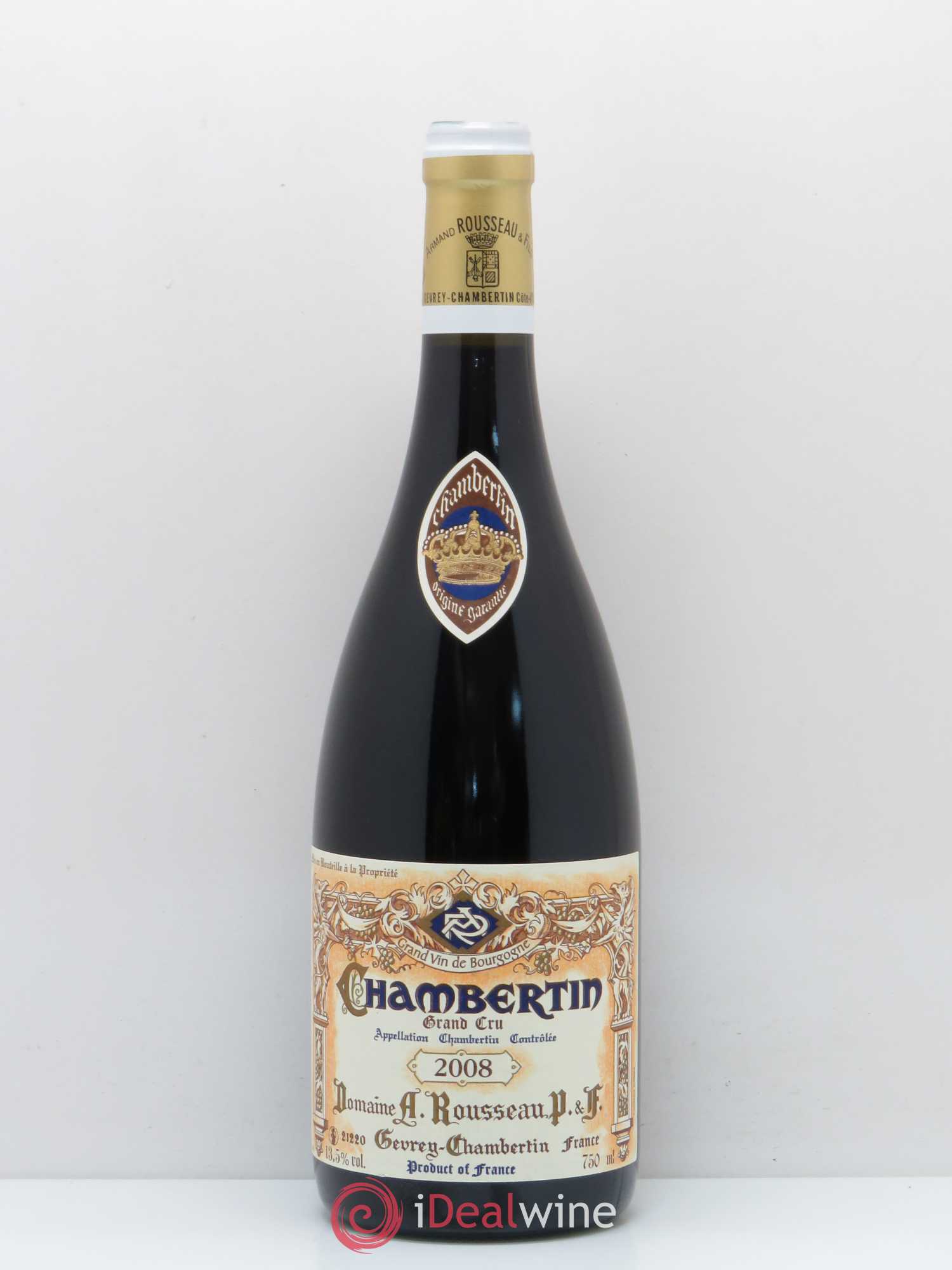 Chambertin Grand Cru Armand Rousseau (Domaine) 2008 - Lot de 1 bouteille - 0