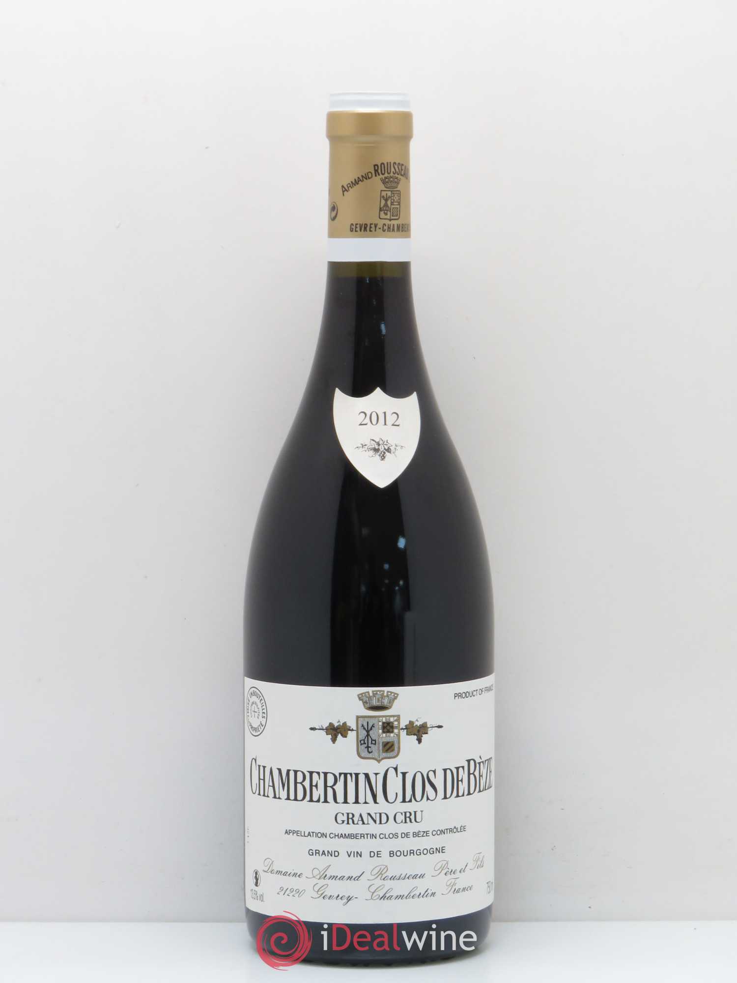 Chambertin Clos de Bèze Grand Cru Armand Rousseau (Domaine) 2012 - Lot de 1 bouteille - 0