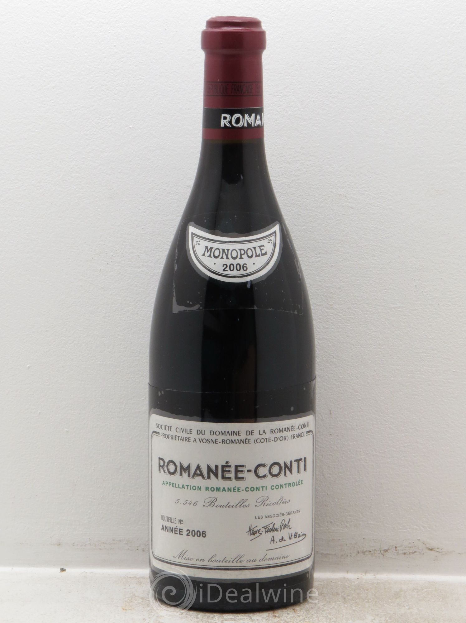 Romanée-Conti Grand Cru Domaine de la Romanée-Conti (sans prix de réserve) 2006 - Lot de 1 bouteille - 0