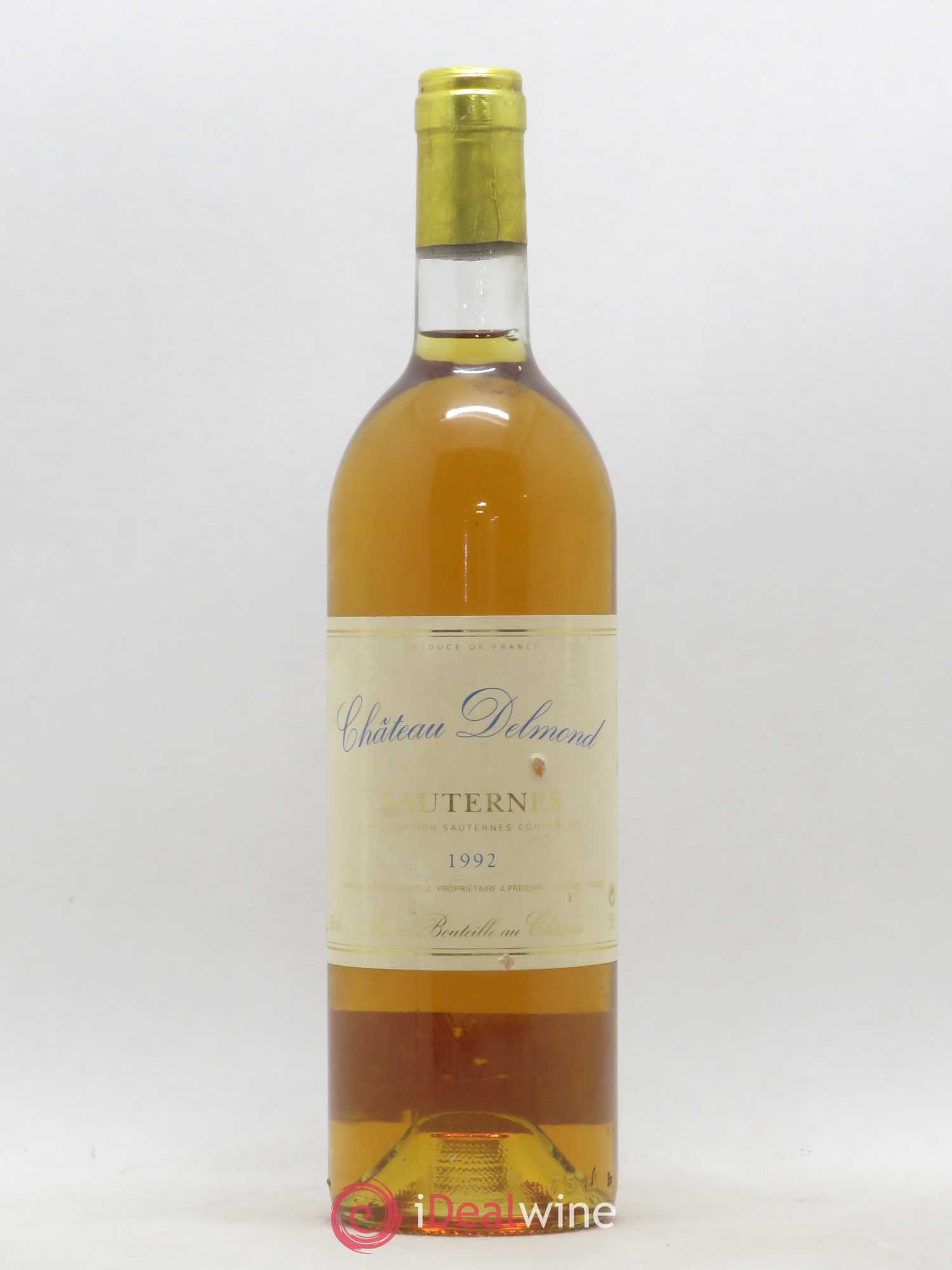 Sauternes Chateau Delmond (sans prix de réserve) 1992 - Lotto di 1 bottiglia - 0