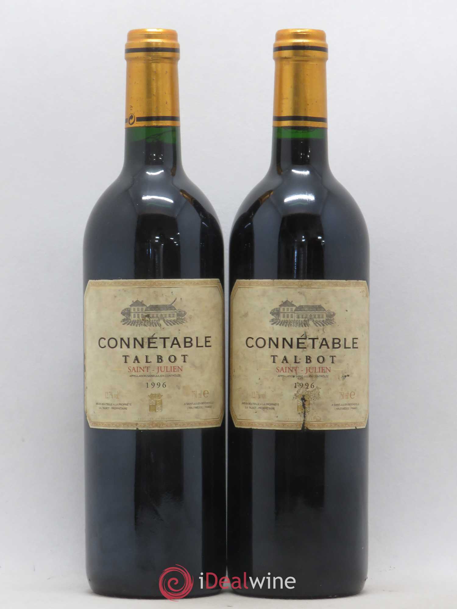 Connétable de Talbot Second Vin 1996 - Lot de 2 bouteilles - 0