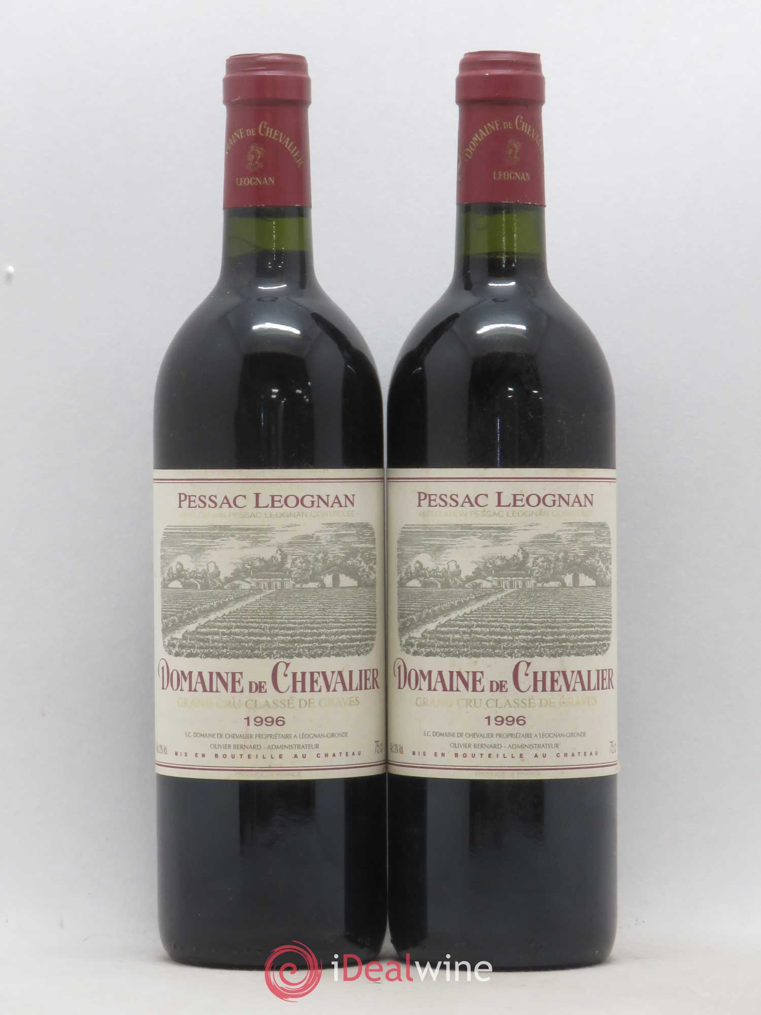 Domaine de Chevalier Cru Classé de Graves 1996 - Lot de 2 bouteilles - 0