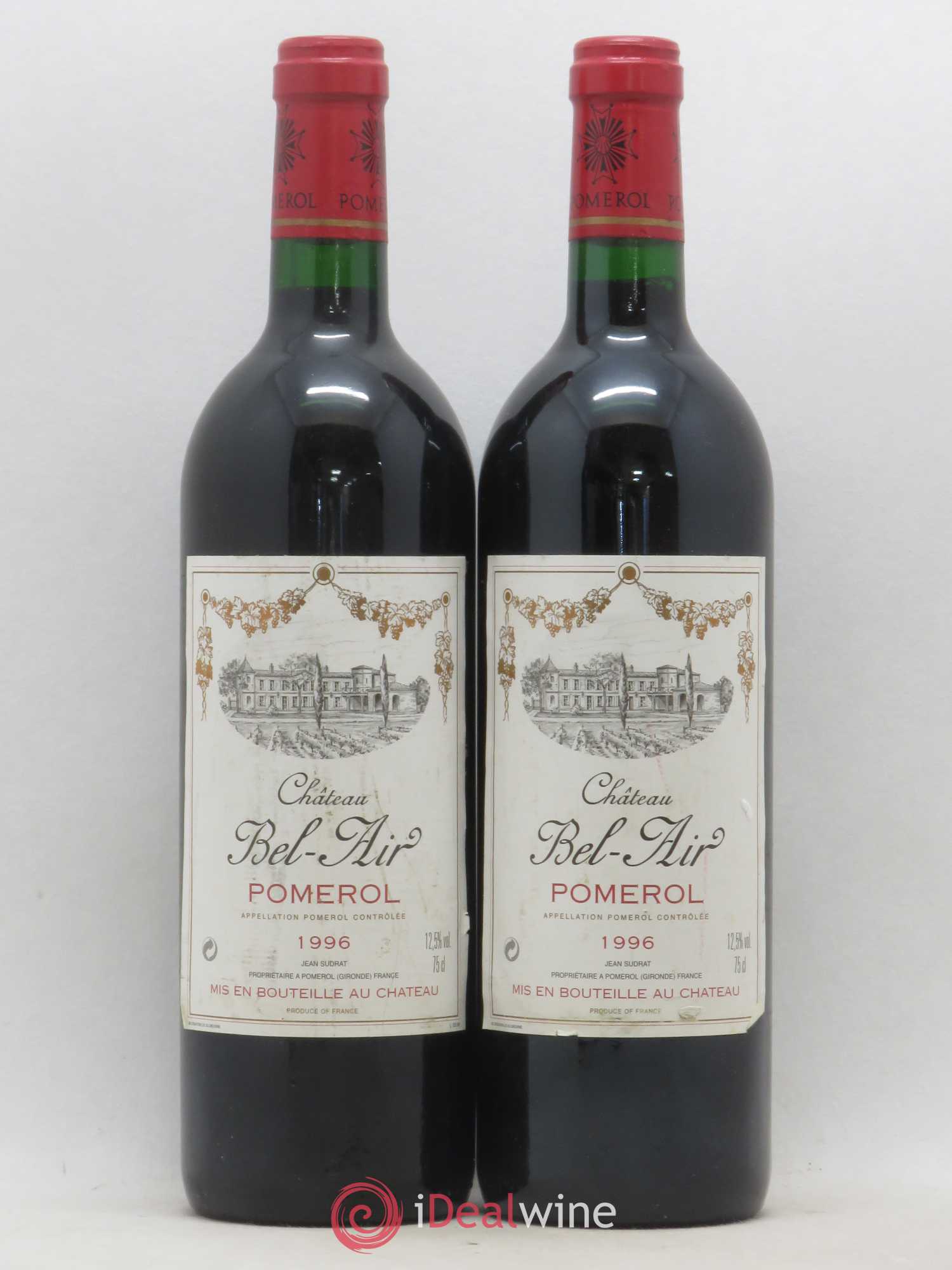 Château Bel Air 1996 - Lot de 2 bouteilles - 0