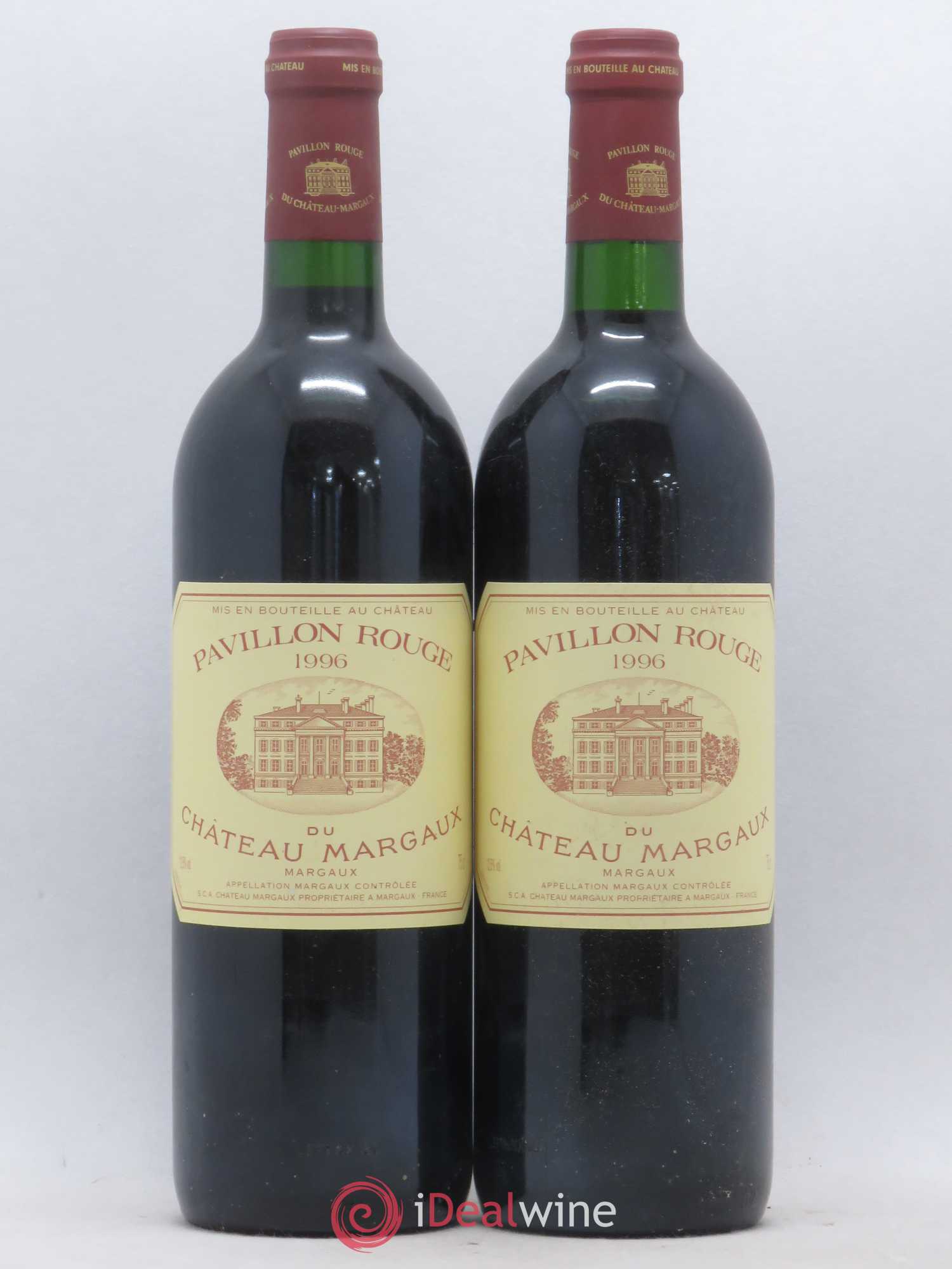 Pavillon Rouge du Château Margaux Second Vin 1996 - Lot de 2 bouteilles - 0