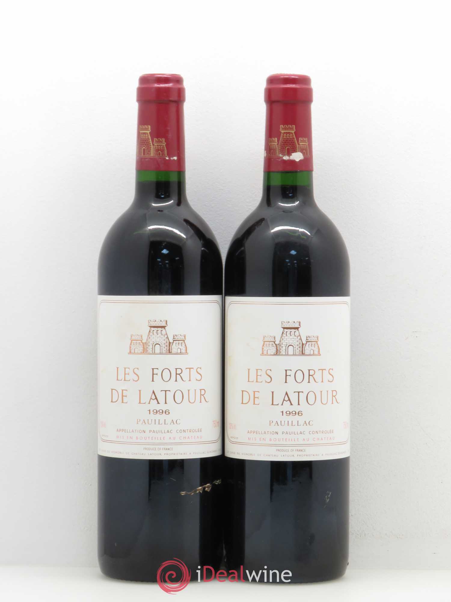 Les Forts de Latour Second Vin 1996 - Lot de 2 bouteilles - 0