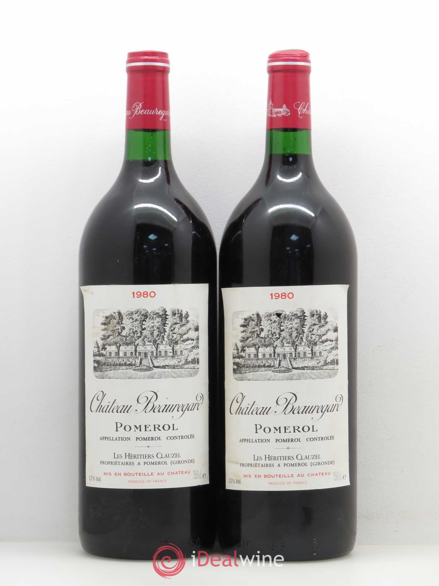 Château Beauregard 1980 - Lot de 2 magnums - 0