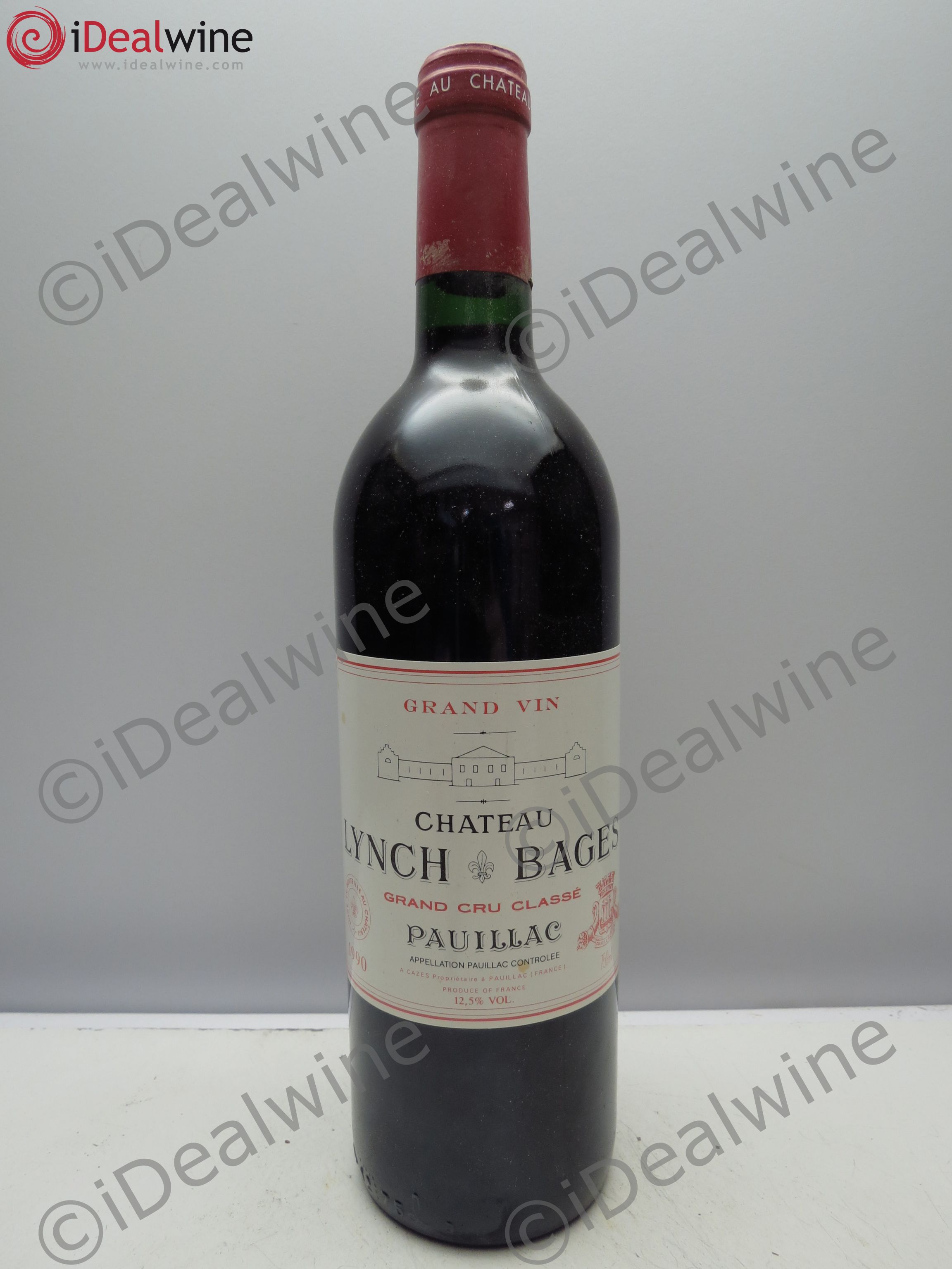Château Lynch Bages 5ème Grand Cru Classé 1990 - Lot de 1 bouteille - 0