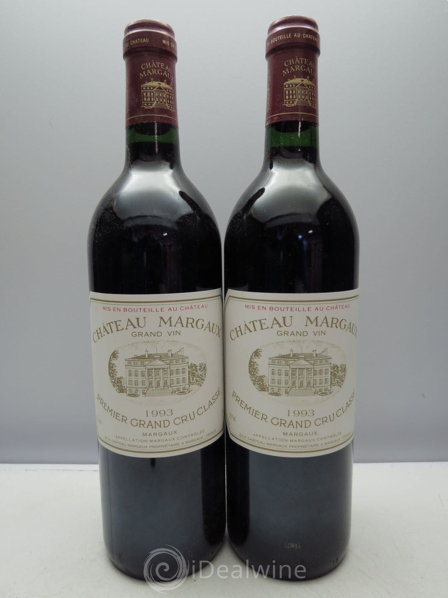 Château Margaux 1er Grand Cru Classé (CB sans couvercle) 1993 - Lot de 12 bouteilles - 4