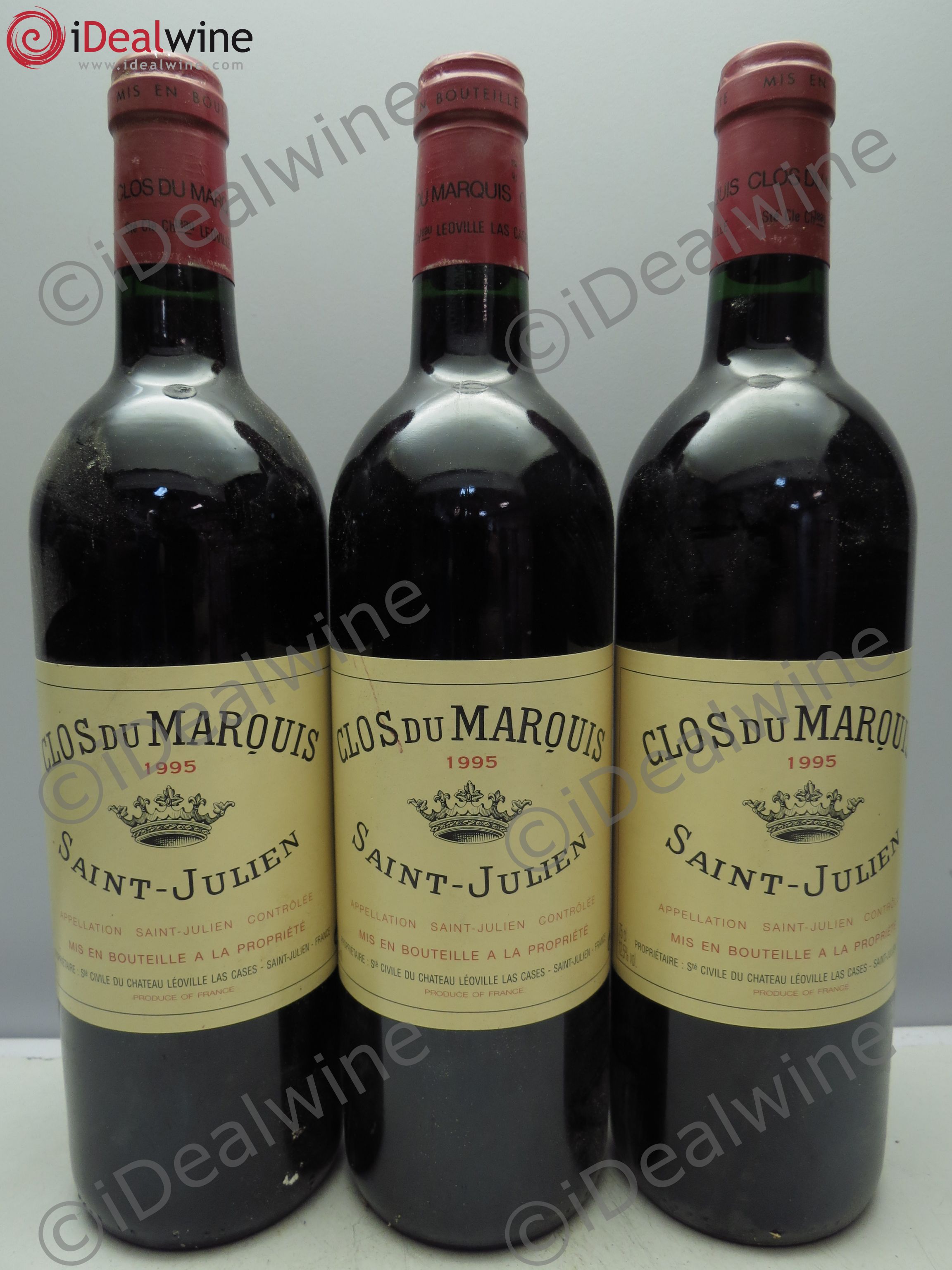Clos du Marquis 1995 - Lot de 3 bouteilles - 0