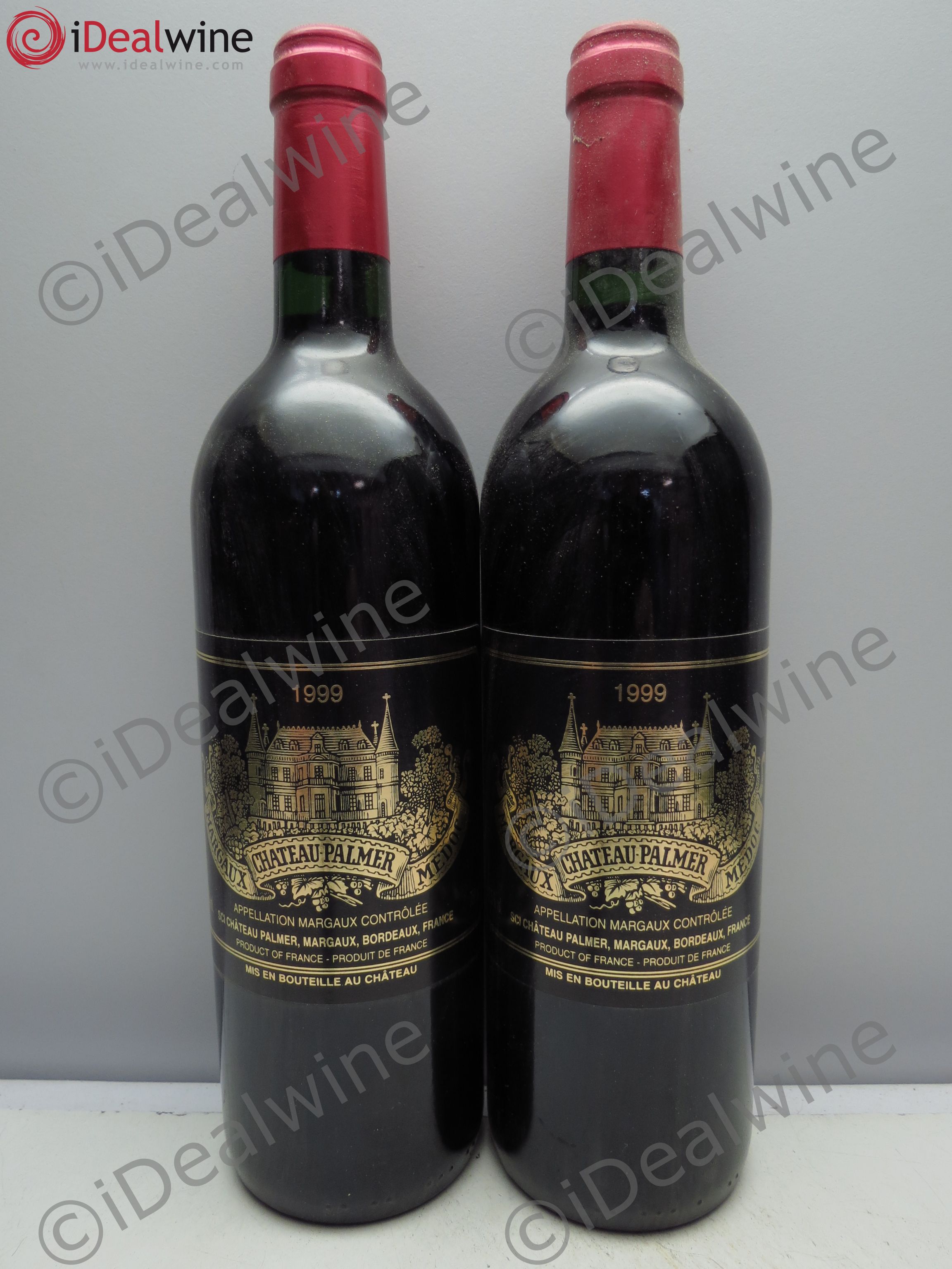 Château Palmer 3ème Grand Cru Classé 1999 - Lot de 2 bouteilles - 0
