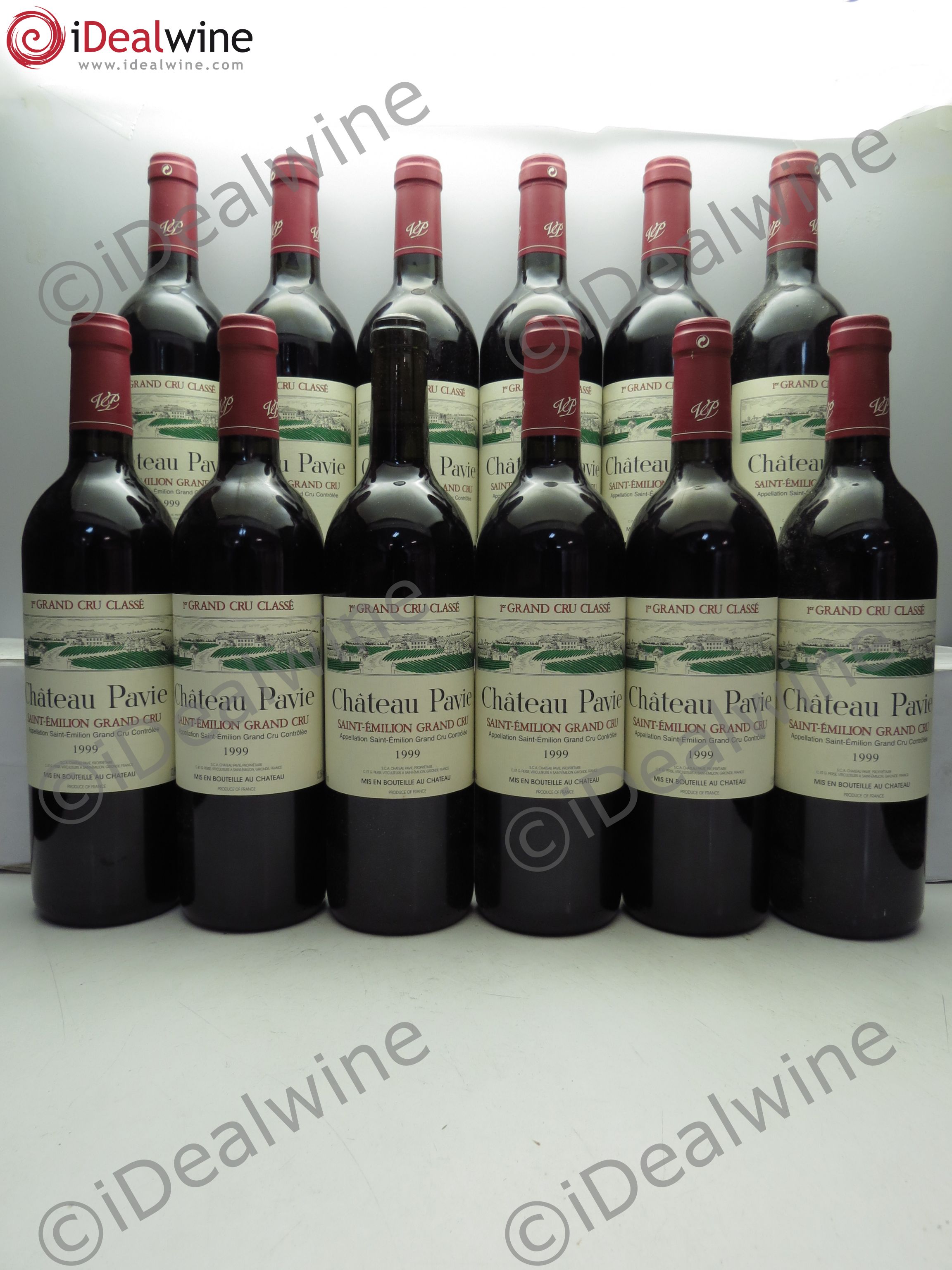 Château Pavie 1er Grand Cru Classé A (2 CB de 6btes) 1999 - Lot de 12 bouteilles - 0