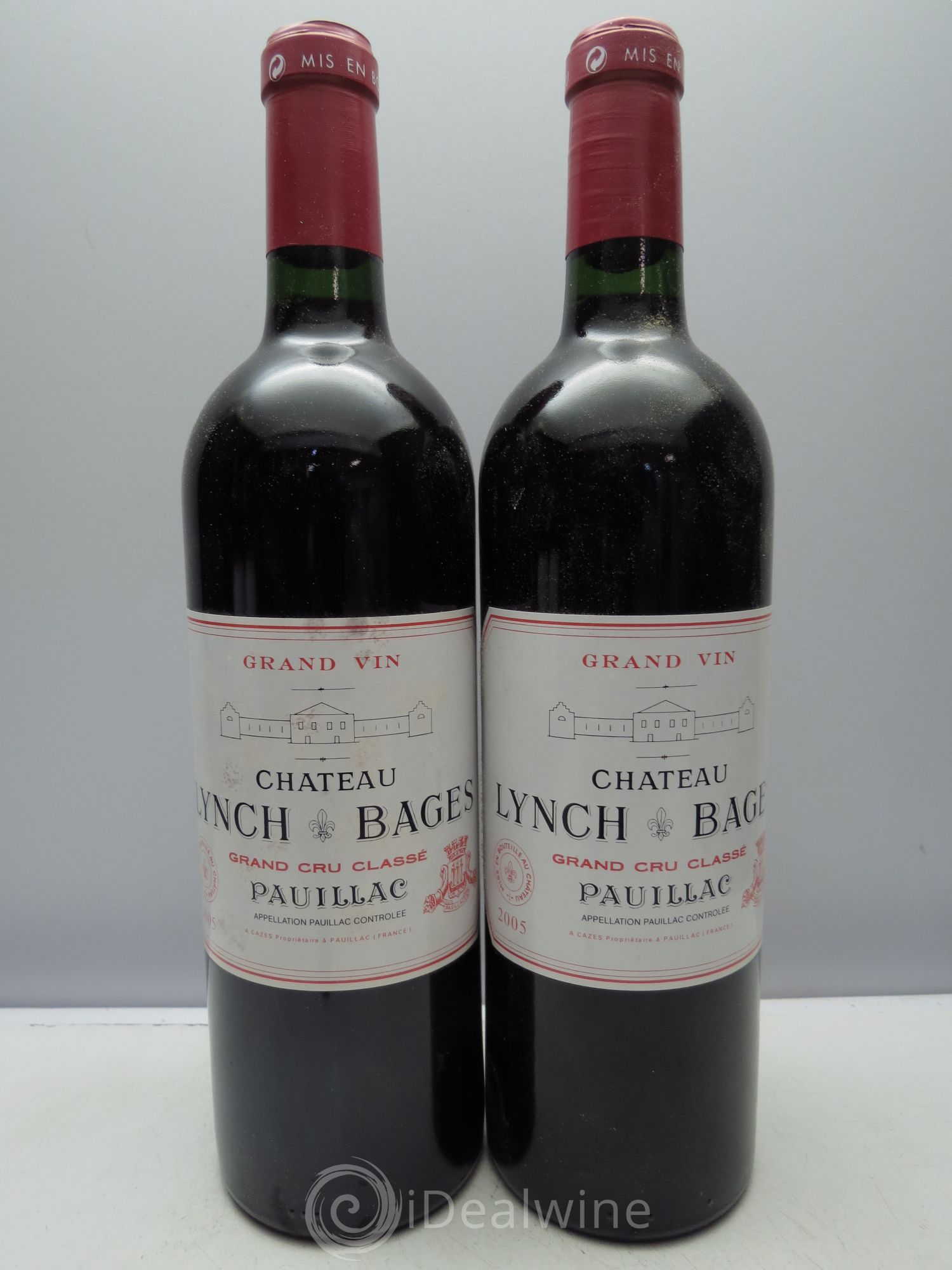 Château Lynch Bages 5ème Grand Cru Classé (CB sans couvercle) 2005 - Lot de 12 bouteilles - 1