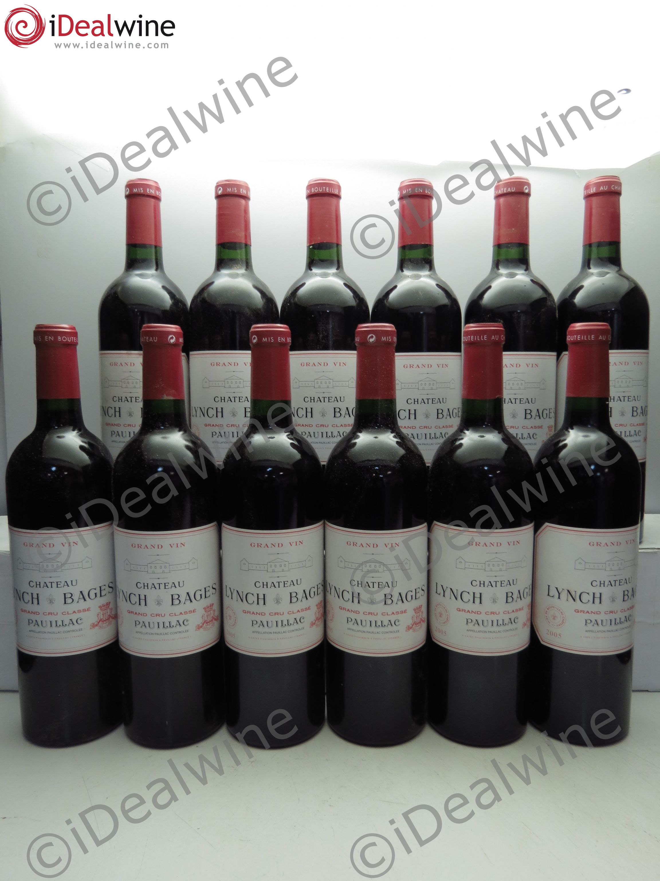 Château Lynch Bages 5ème Grand Cru Classé (CB sans couvercle) 2005 - Lot de 12 bouteilles - 0