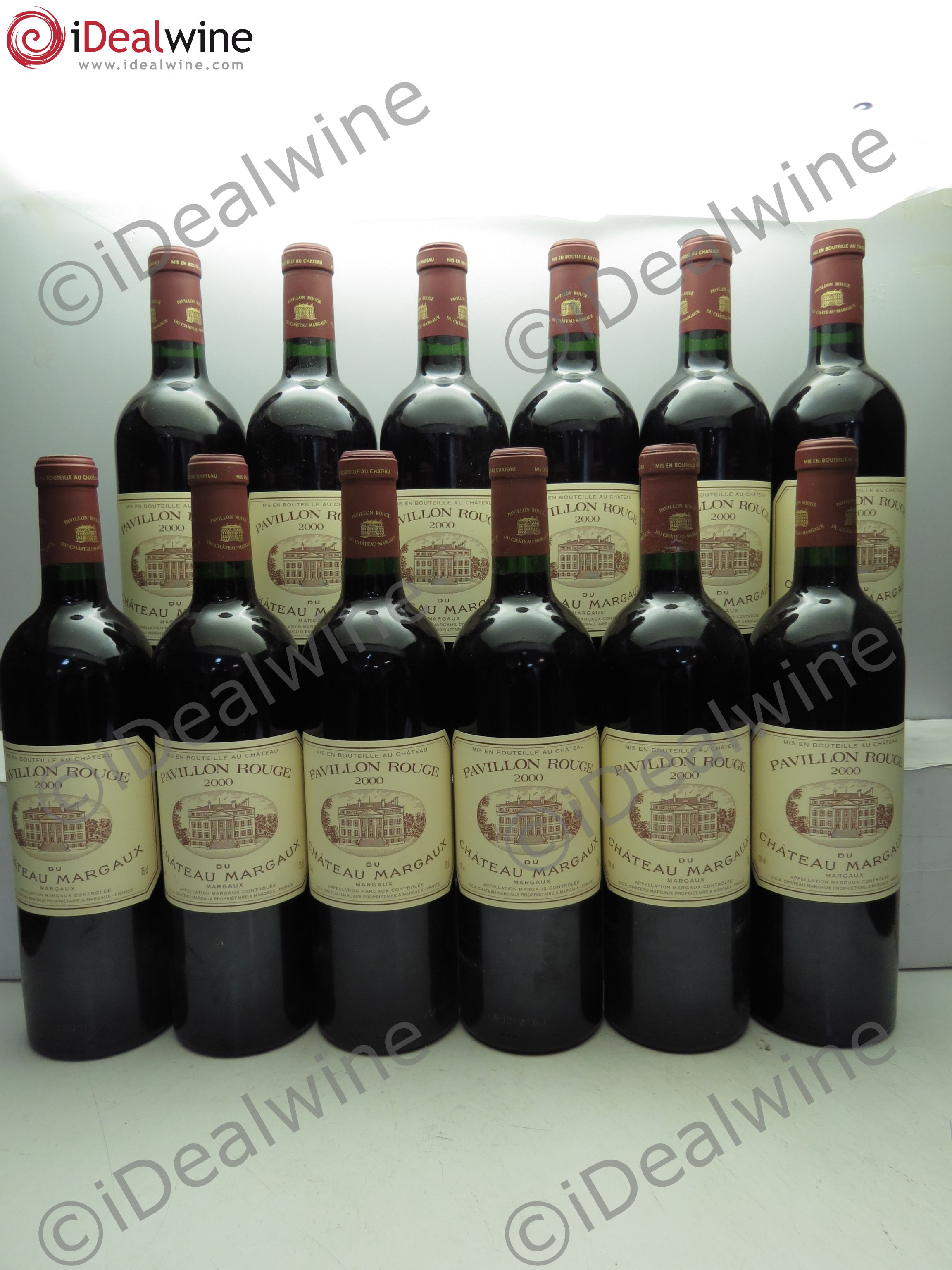 Pavillon Rouge du Château Margaux Second Vin 2000 - Lot de 12 bouteilles - 0