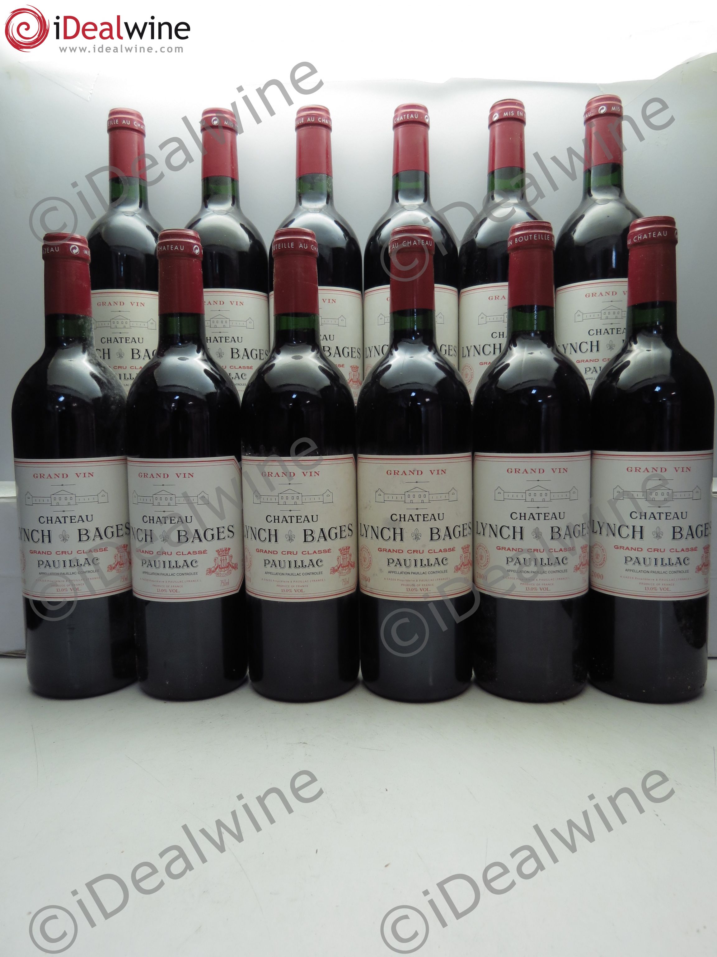 Château Lynch Bages 5ème Grand Cru Classé (2 CB de 6btes) 2000 - Lot de 12 bouteilles - 0