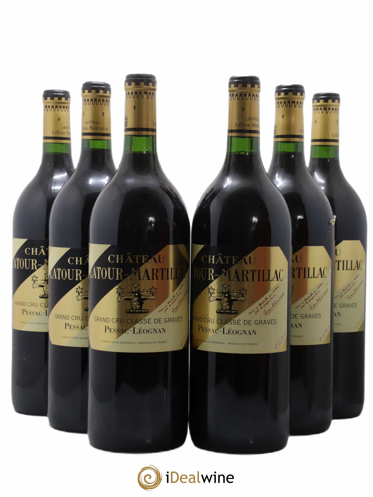 Château Latour-Martillac Cru Classé de Graves 2005 - Lot de 6 magnums - 0