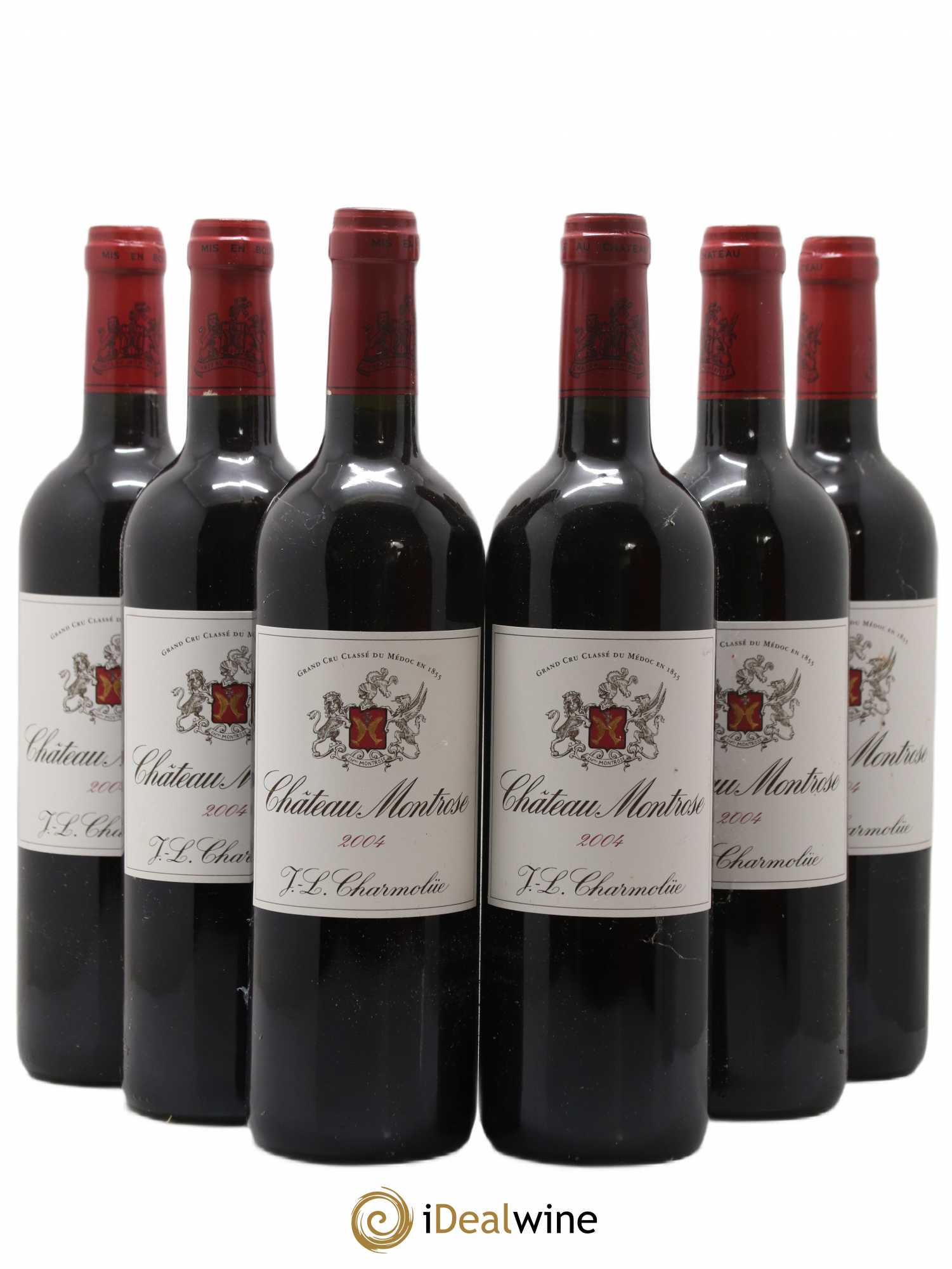 Château Montrose 2ème Grand Cru Classé 2004 - Lot de 6 bouteilles - 0