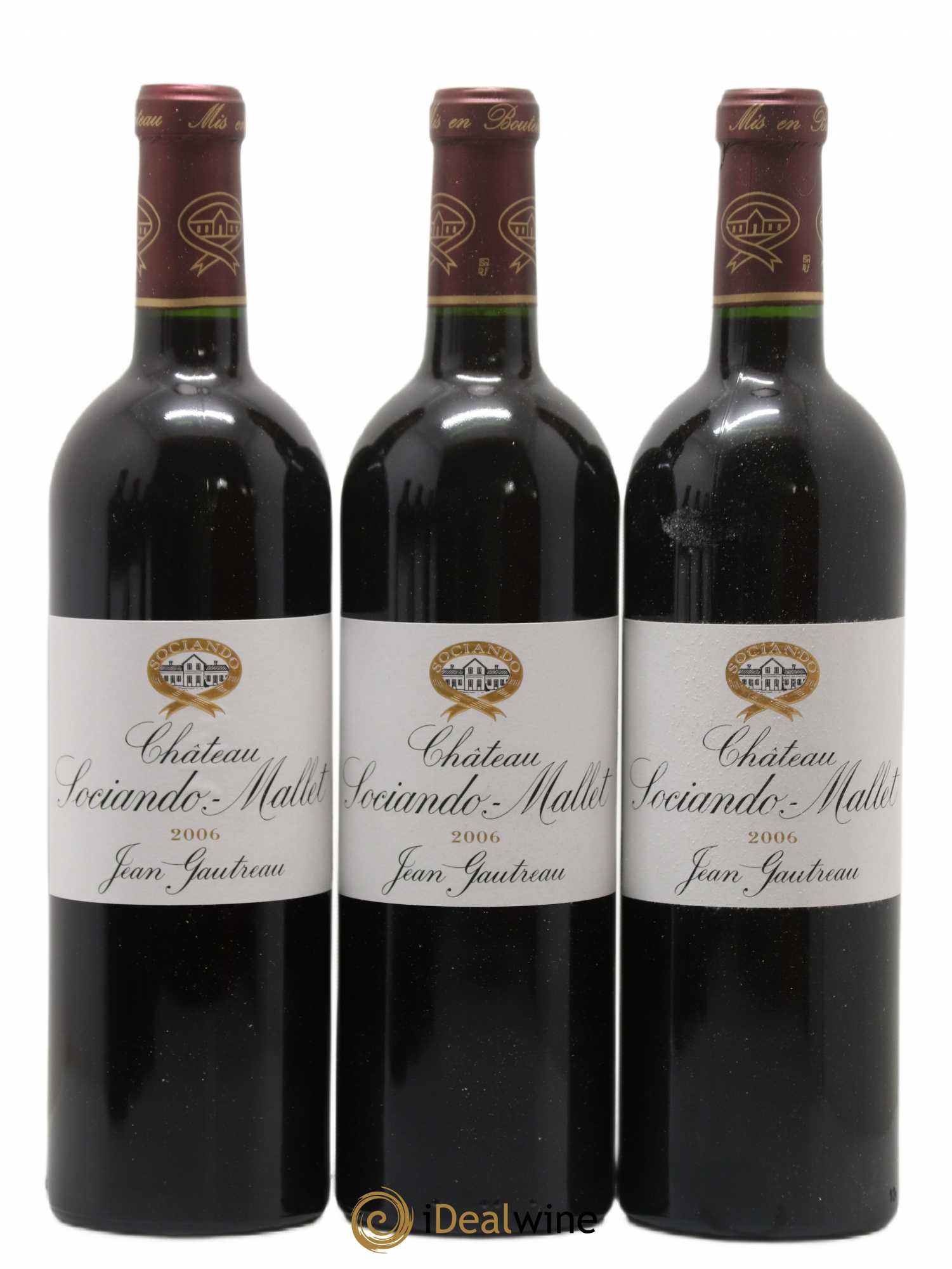 Château Sociando Mallet 2006 - Lot de 6 bouteilles - 1