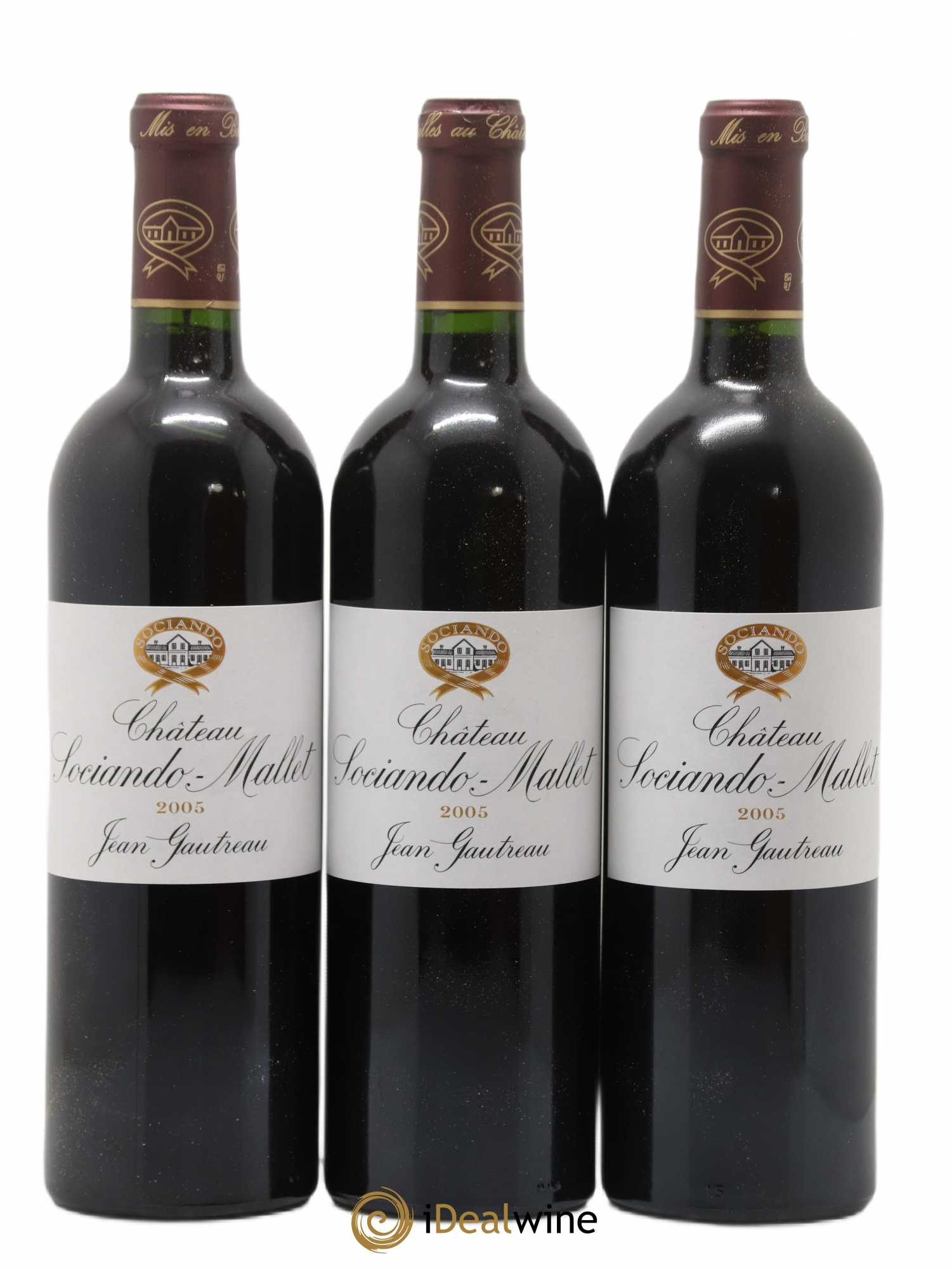 Château Sociando Mallet 2005 - Lot de 6 bouteilles - 1