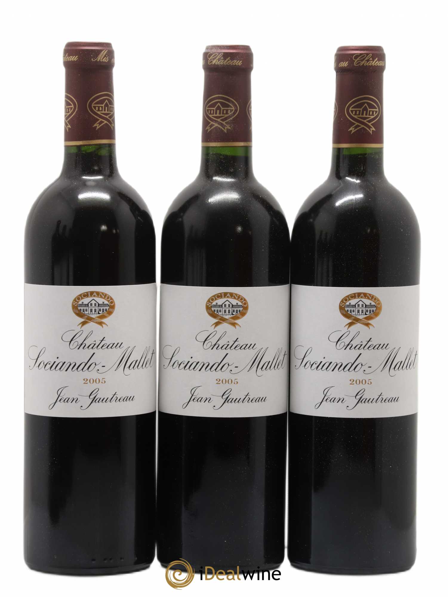 Château Sociando Mallet 2005 - Lot de 6 bouteilles - 1