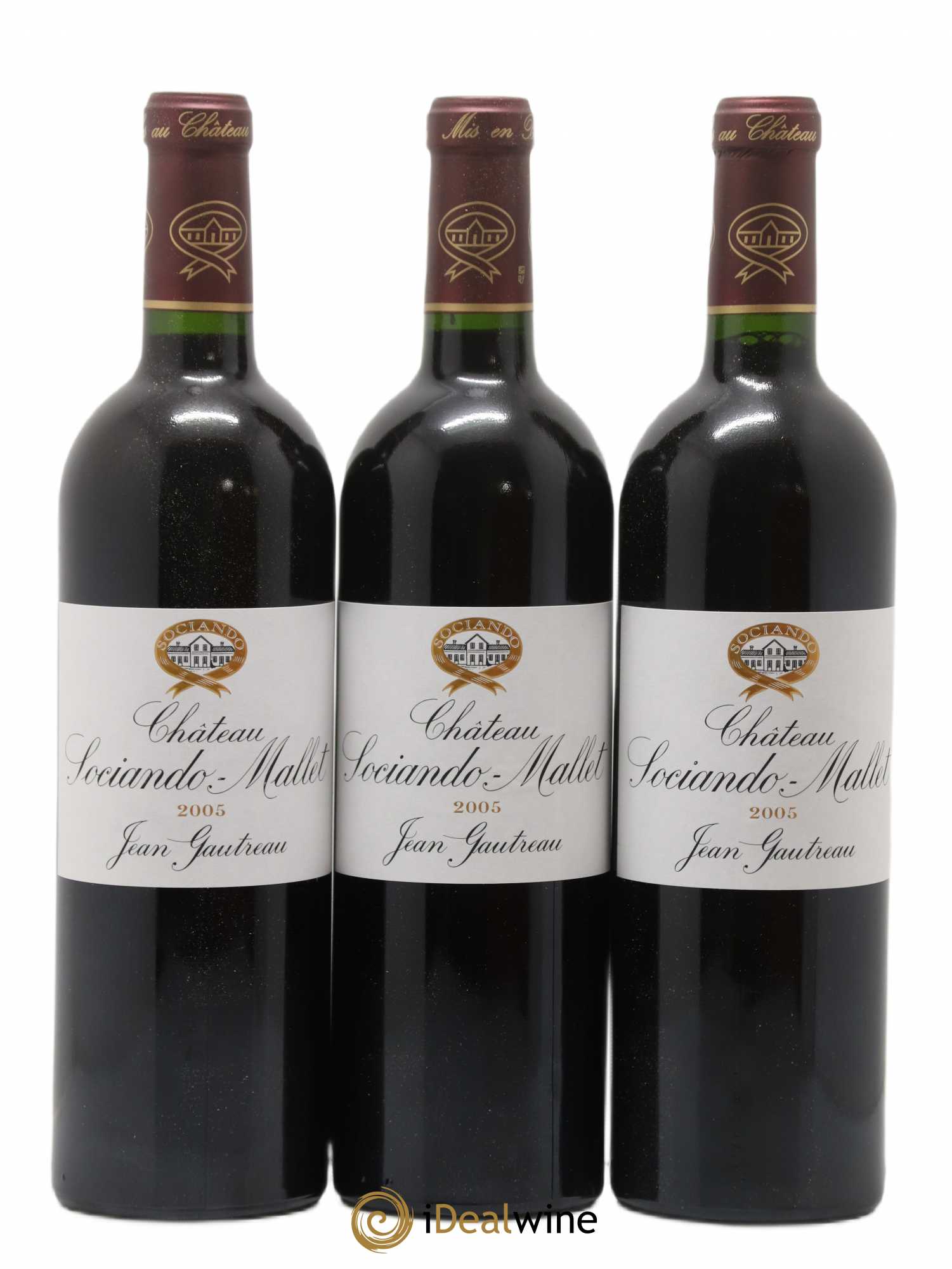 Château Sociando Mallet 2005 - Lot de 6 bouteilles - 2