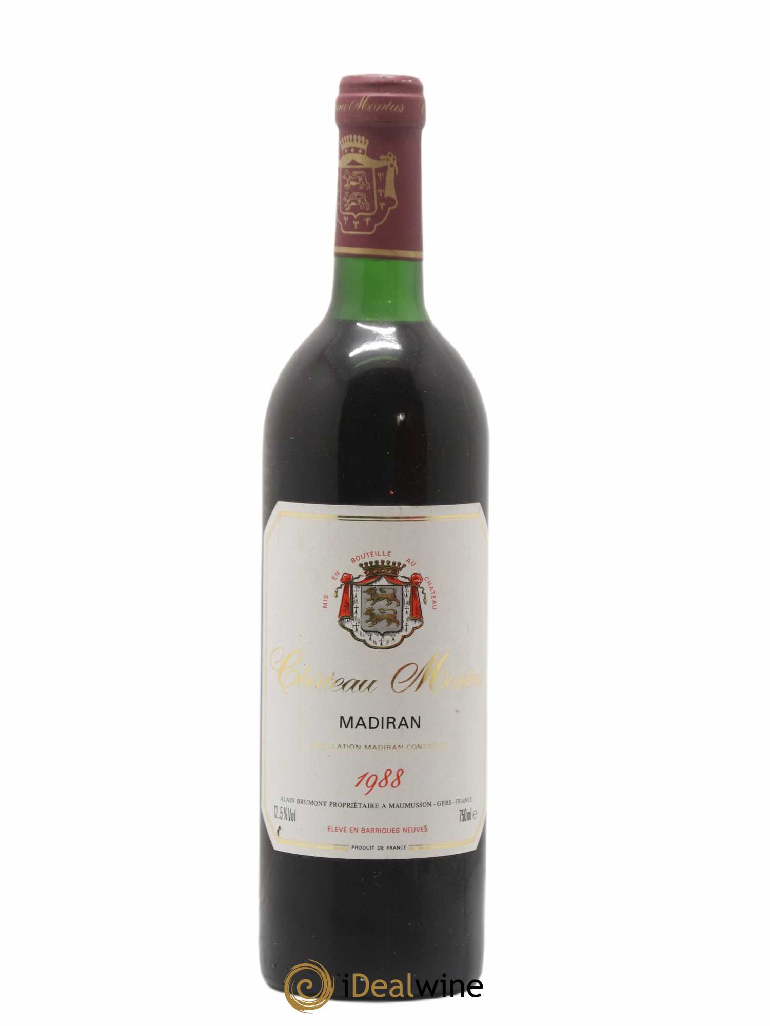 Madiran Château Montus Alain Brumont 1988 - Lot de 1 bouteille - 0