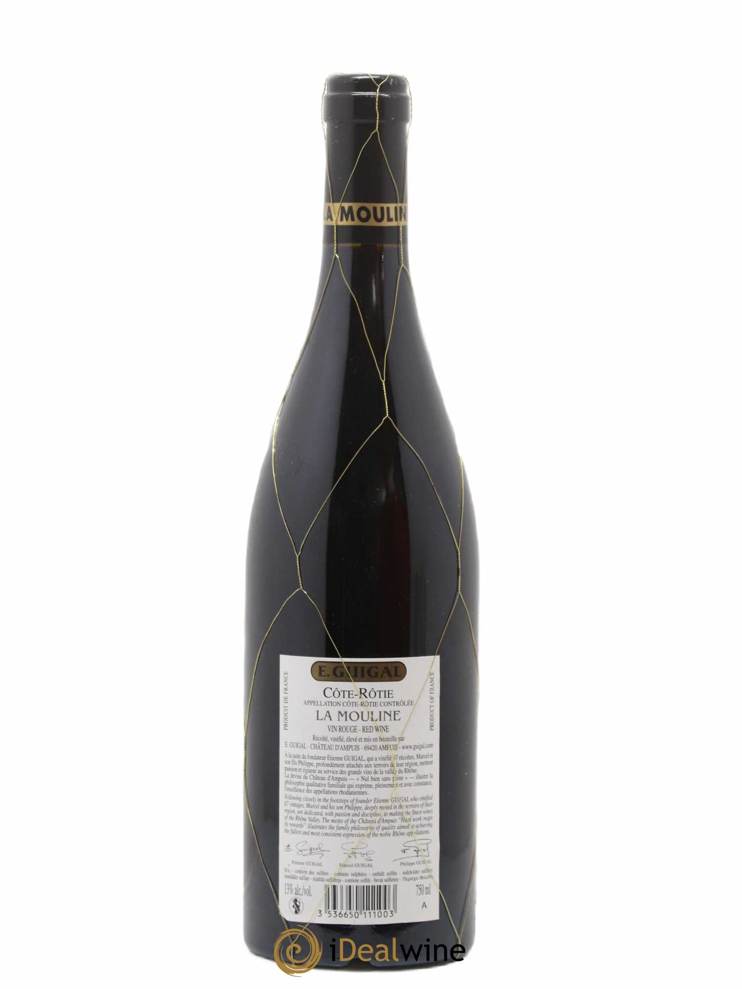 Côte-Rôtie La Mouline Guigal 2008 - Lot de 1 bouteille - 1