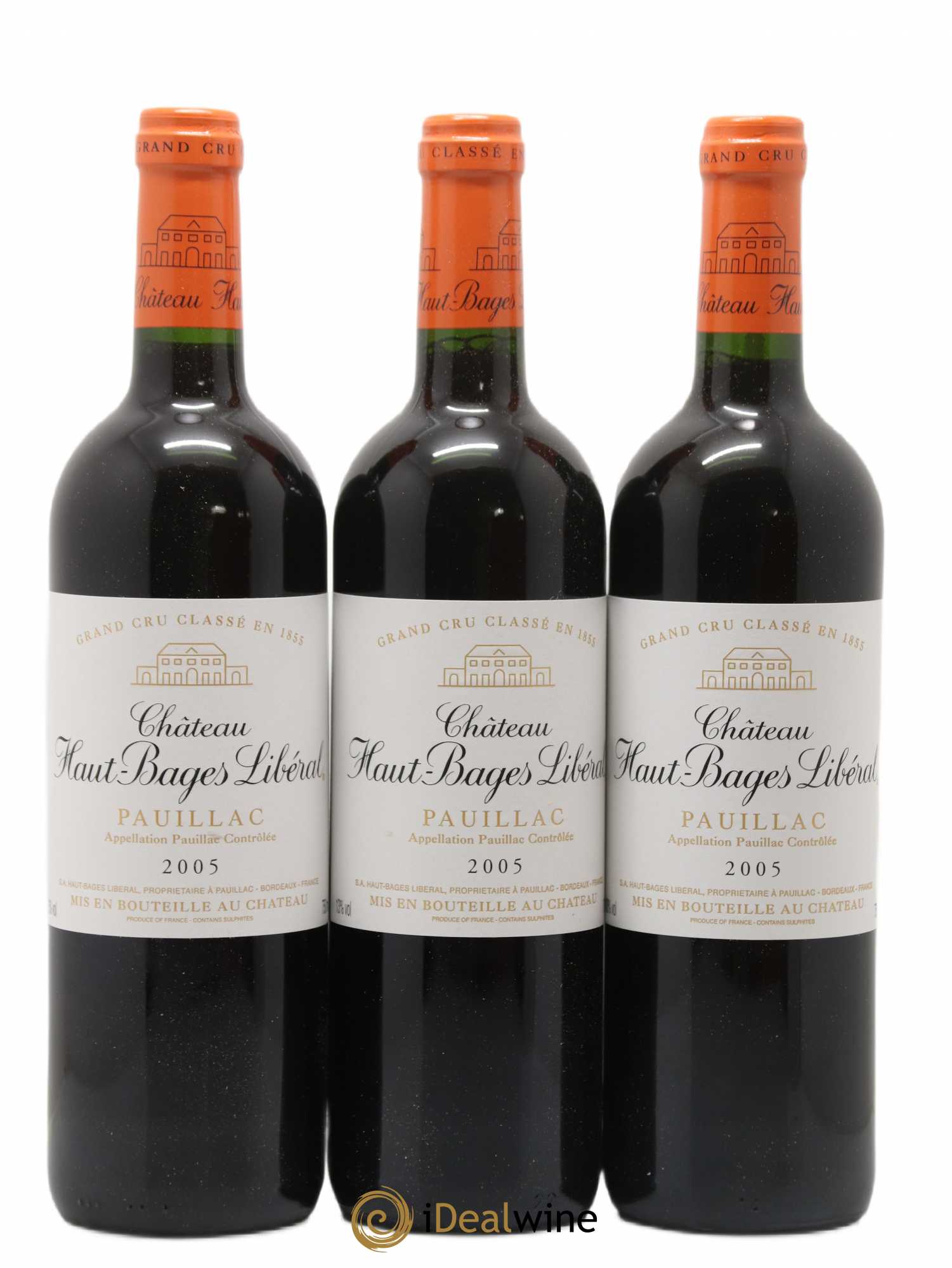 Château Haut Bages Libéral 5ème Grand Cru Classé 2005 - Lot de 6 bouteilles - 1