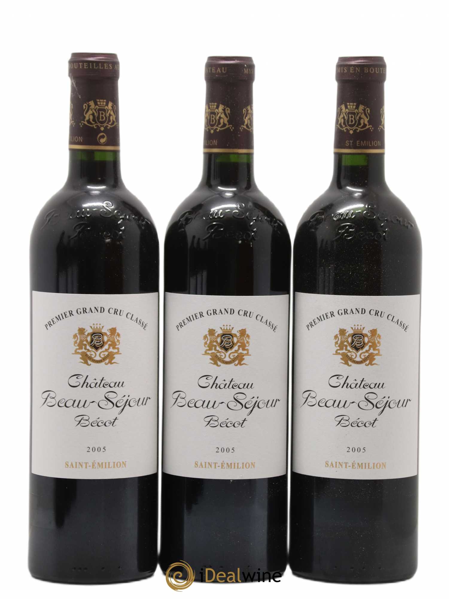 Château Beau-Séjour Bécot 1er Grand Cru Classé B 2005 - Lot de 6 bouteilles - 1