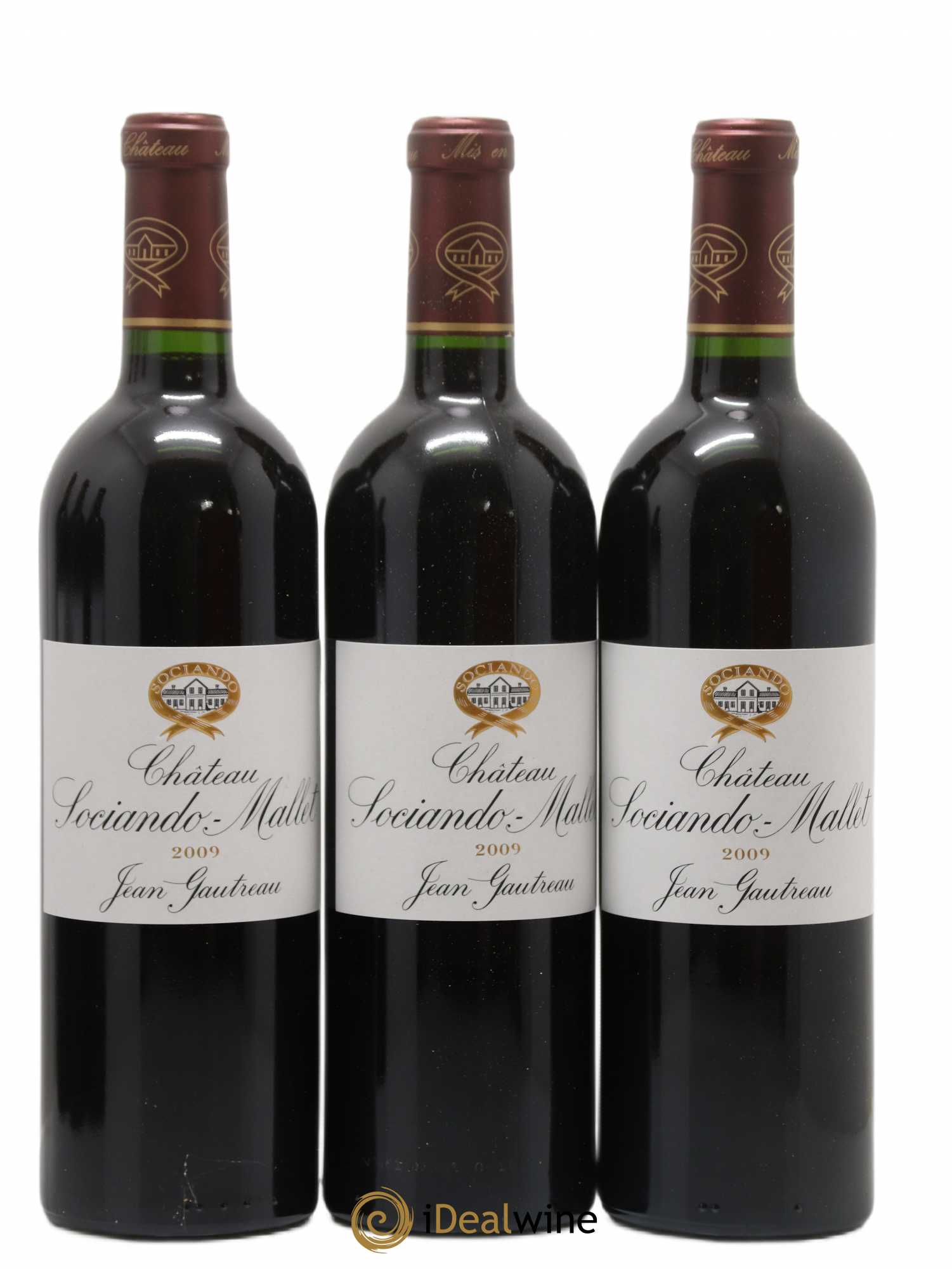 Château Sociando Mallet 2009 - Lot de 12 bouteilles - 2