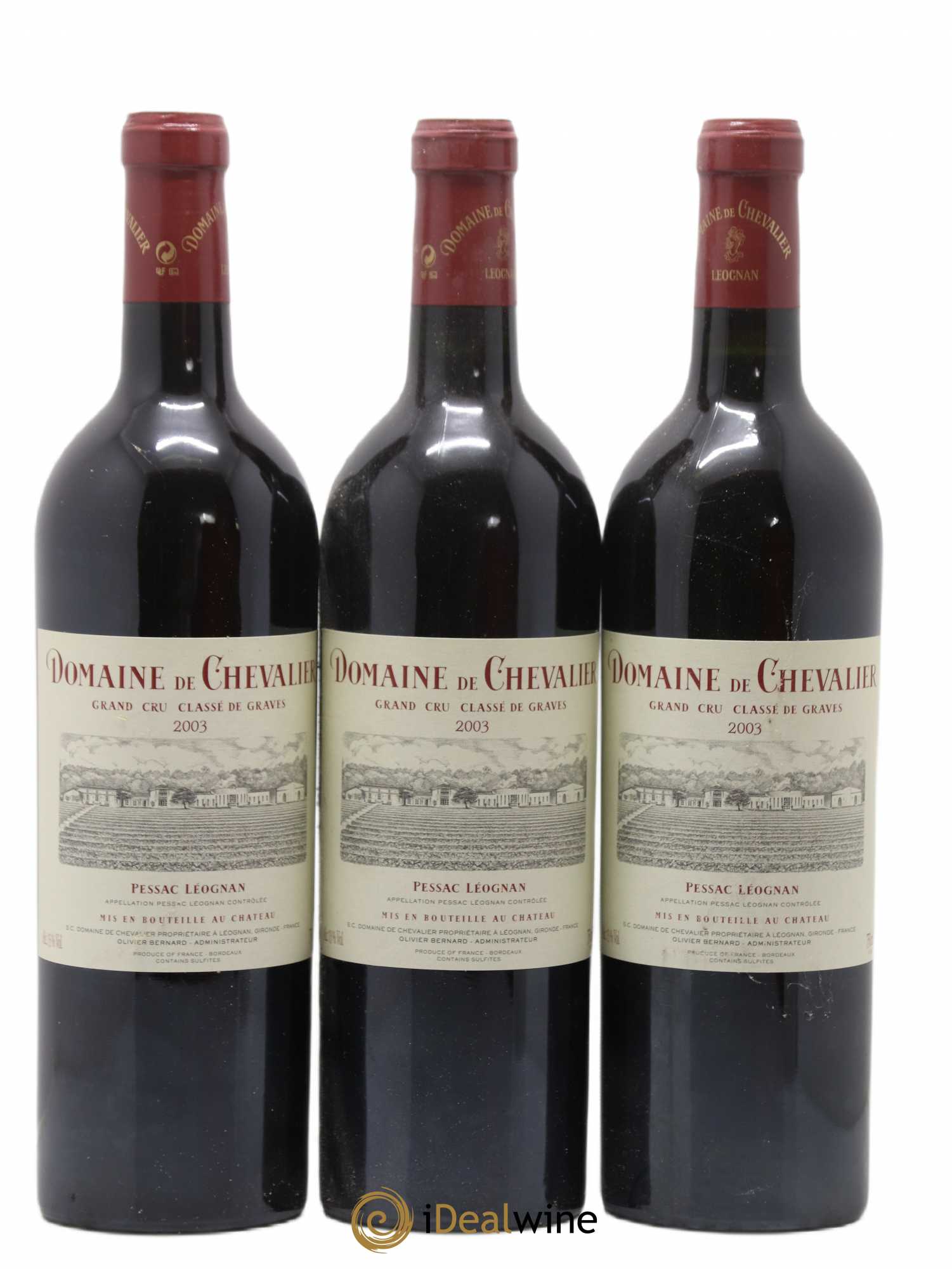 Domaine de Chevalier Cru Classé de Graves 2003 - Lot de 6 bouteilles - 2