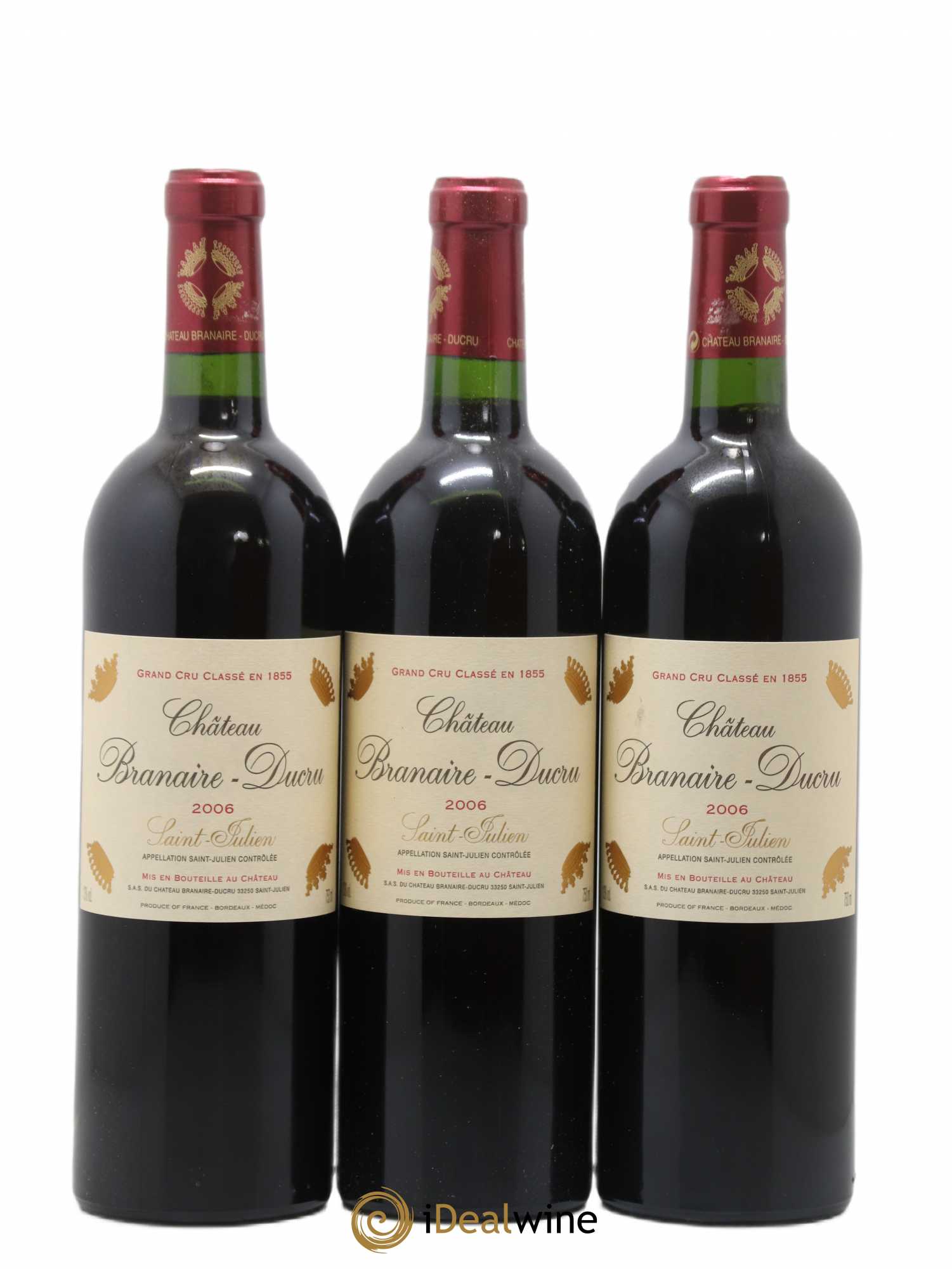 Château Branaire Ducru 4ème Grand Cru Classé 2006 - Lot de 12 bouteilles - 4