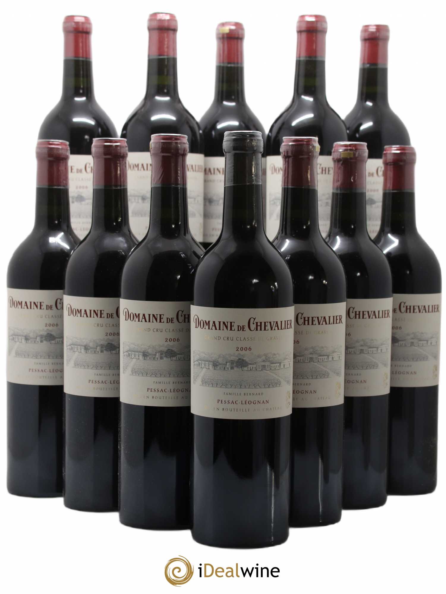 Domaine de Chevalier Cru Classé de Graves 2006 - Lot de 12 bouteilles - 0