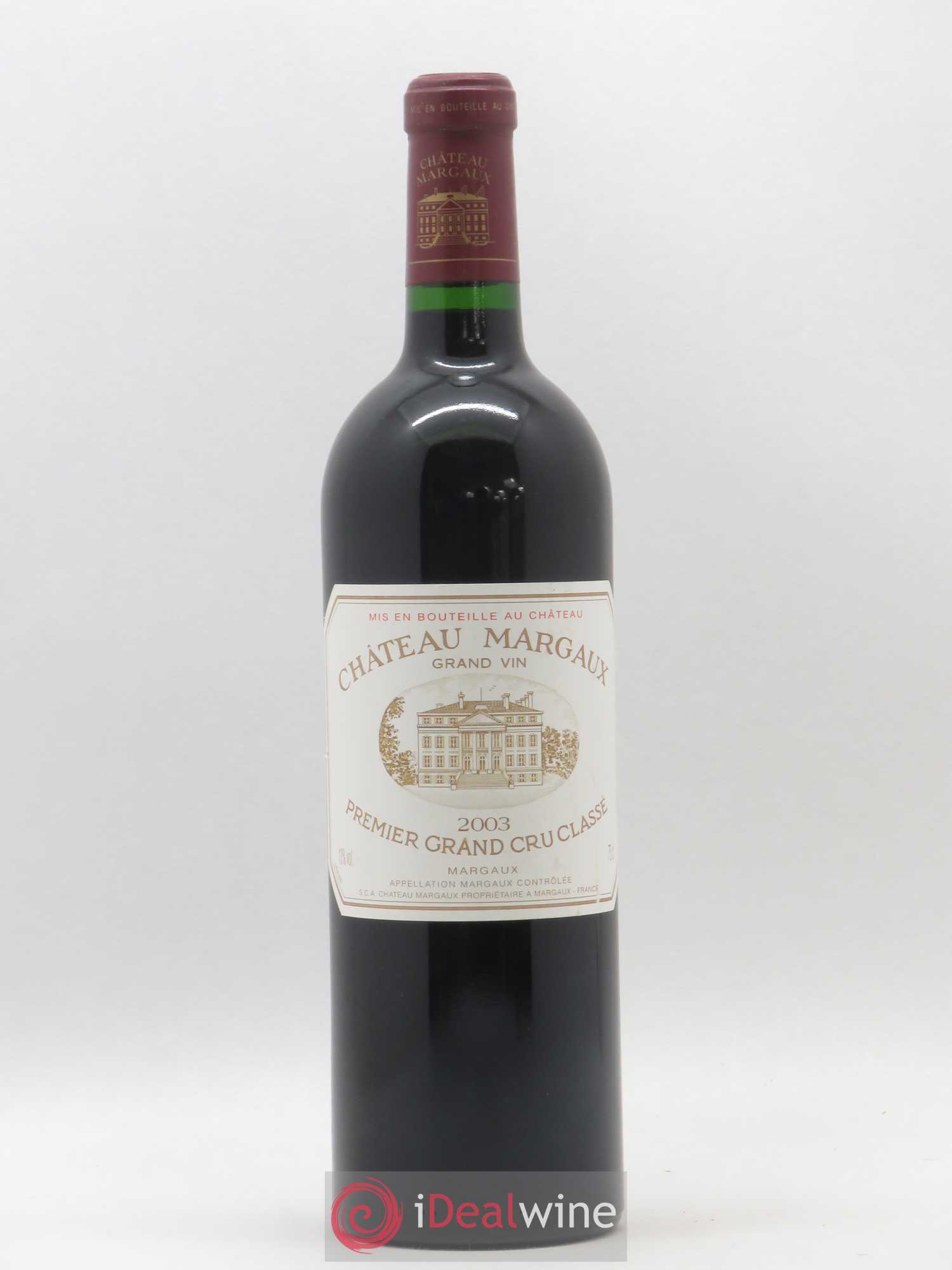 Château Margaux 1er Grand Cru Classé 2003 - Lot de 1 bouteille - 0