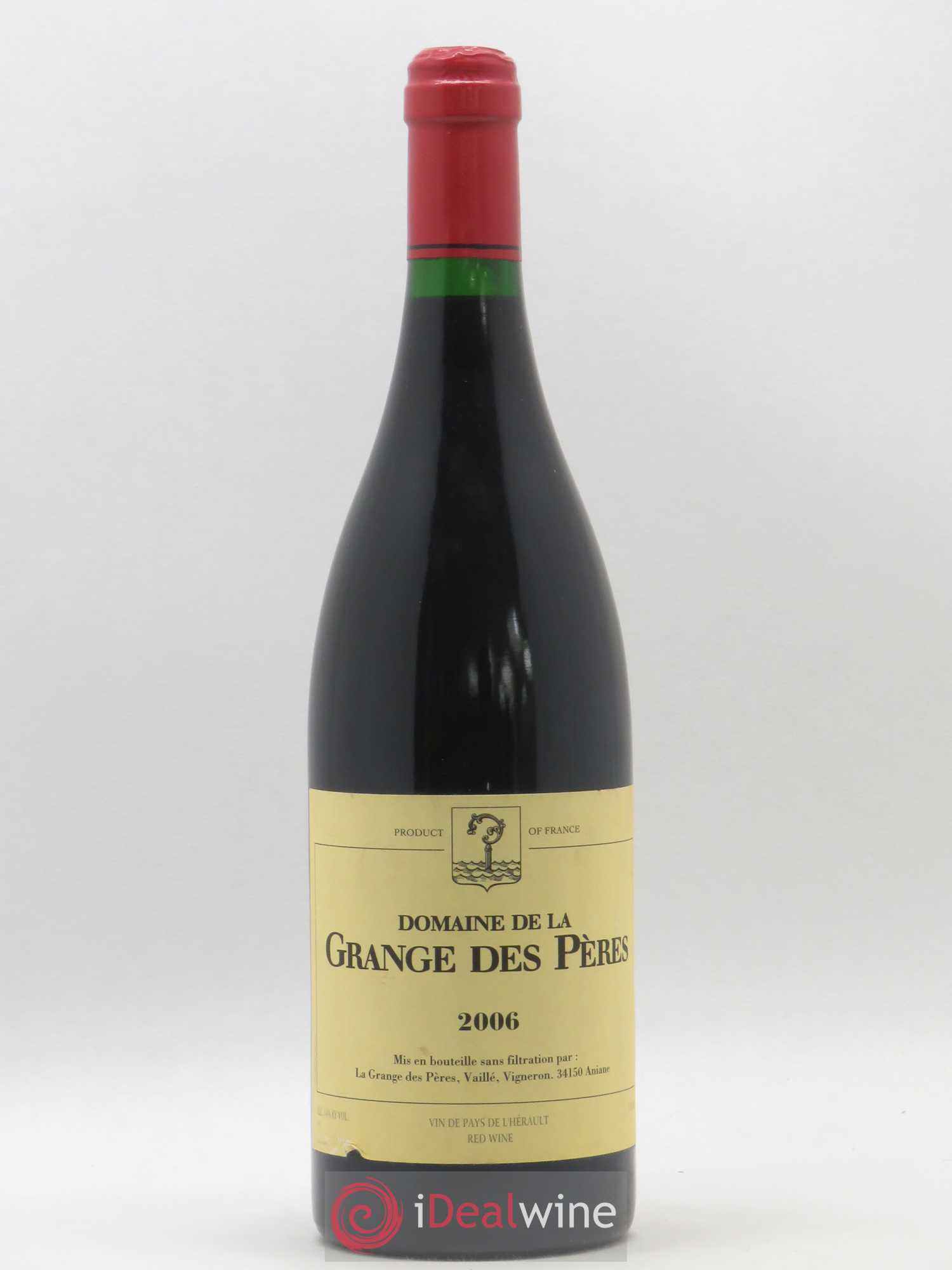 Pays d'Hérault Grange des Pères Laurent Vaillé 2006 - Lot de 1 bouteille - 0