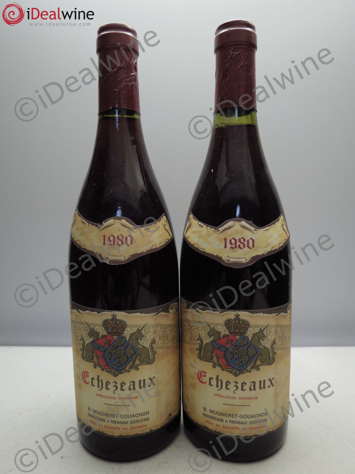 Echezeaux Grand Cru Mugneret Gouachon 1980 - Posten von 2 Flaschen - 0