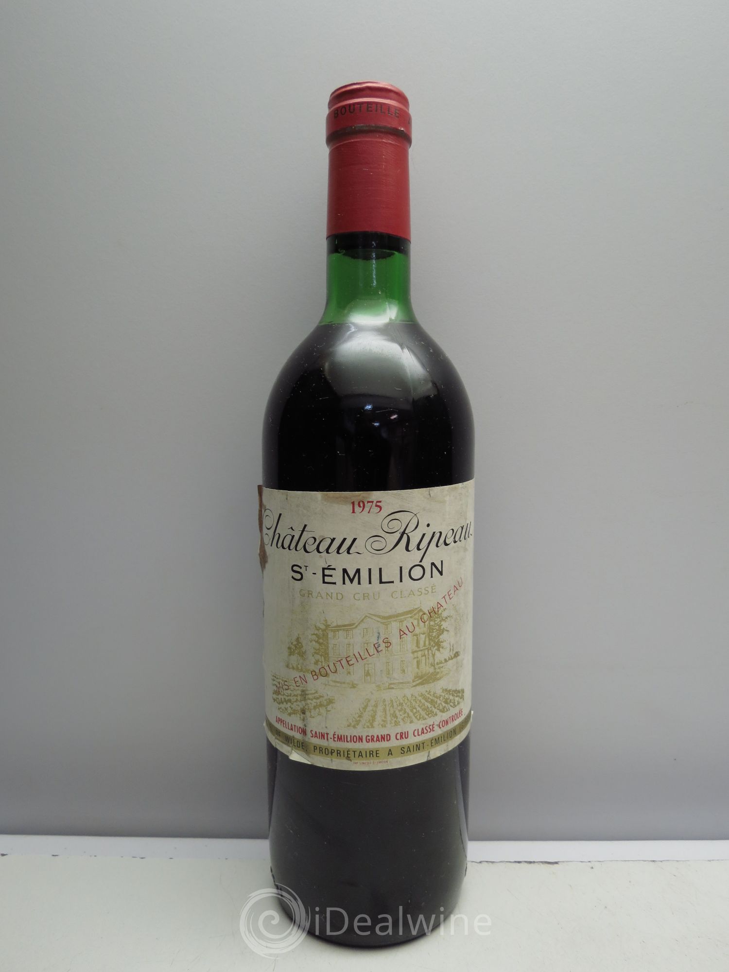 Château Ripeau Grand Cru Classé 1975 - Lot de 1 bouteille - 0