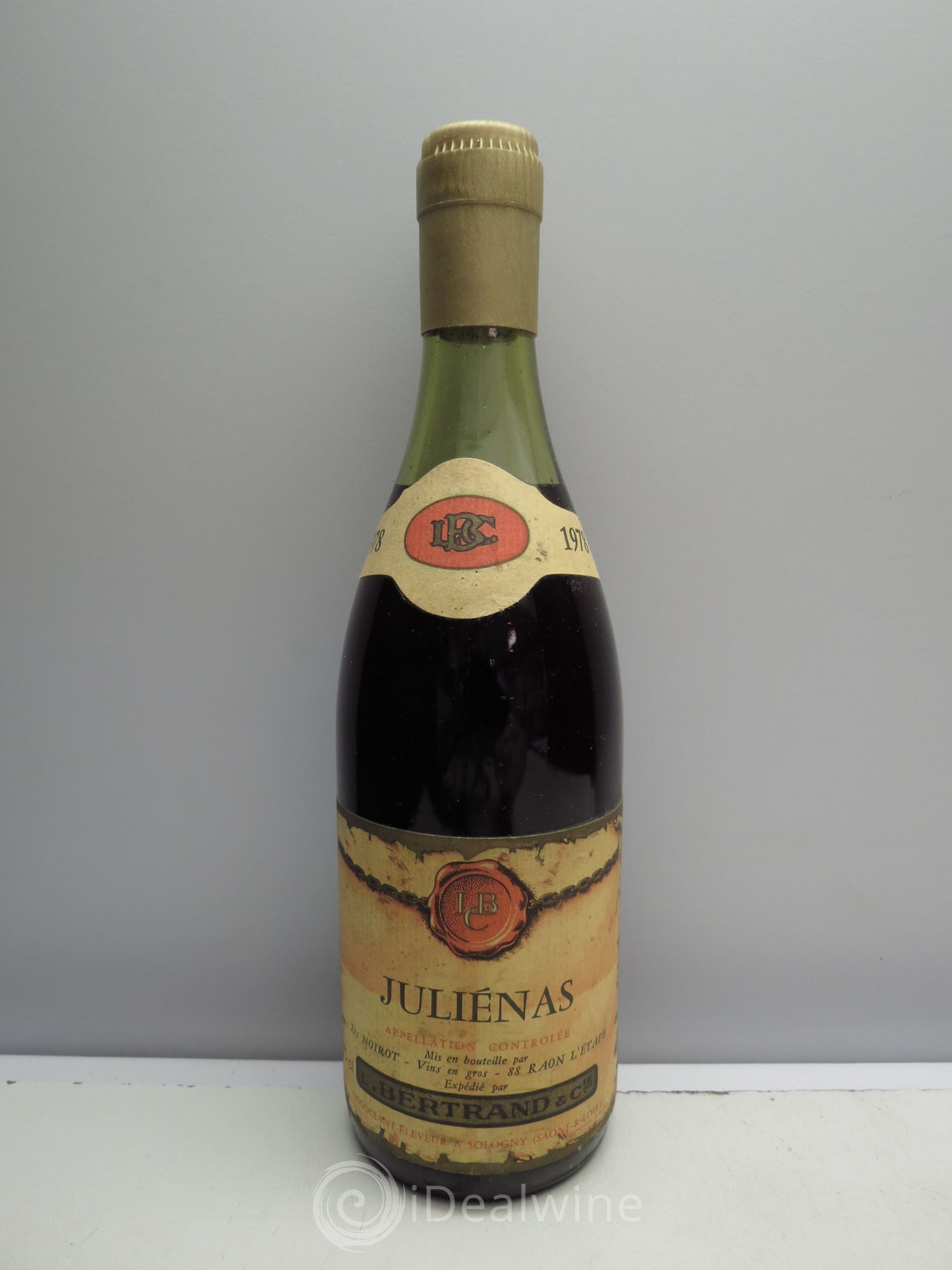 Juliénas L.Bertrand (Sans prix de réserve/No Reserve) 1978 - Posten von 1 Flasche - 0
