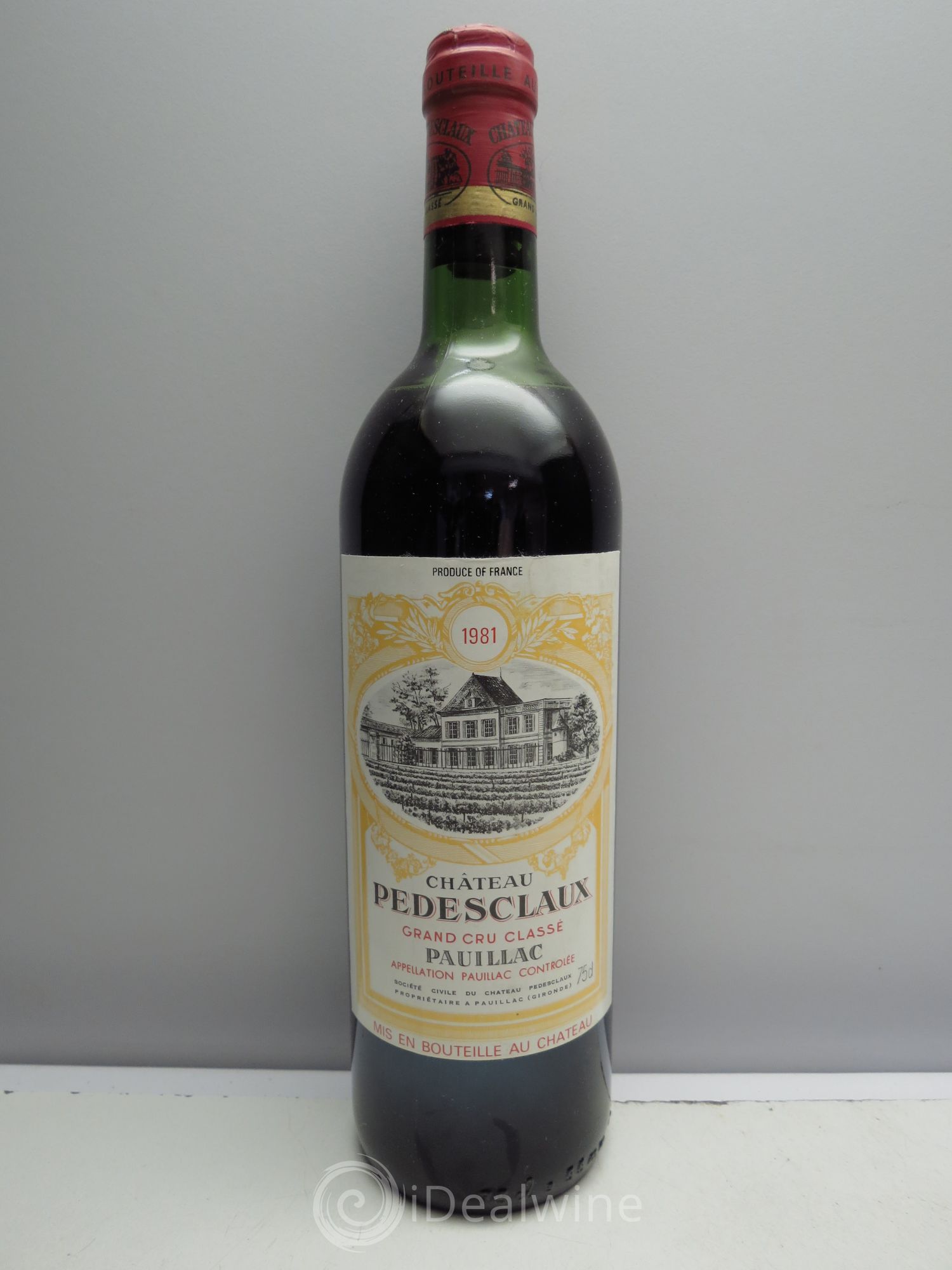 Château Pedesclaux 5ème Grand Cru Classé 1981 - Lot de 6 bouteilles - 0
