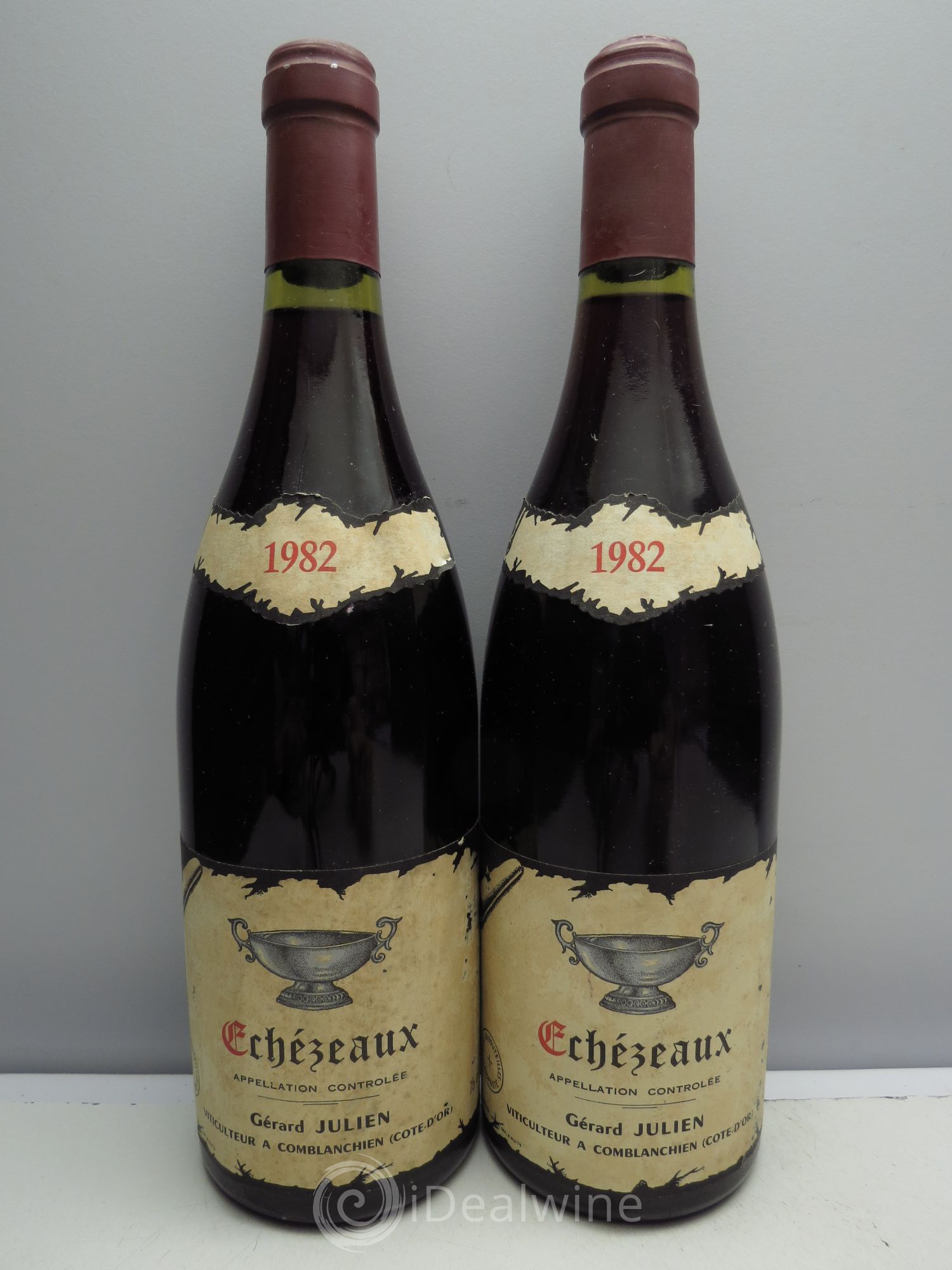 Echezeaux Grand Cru Gérard Julien 1982 - Lot de 2 bouteilles - 0