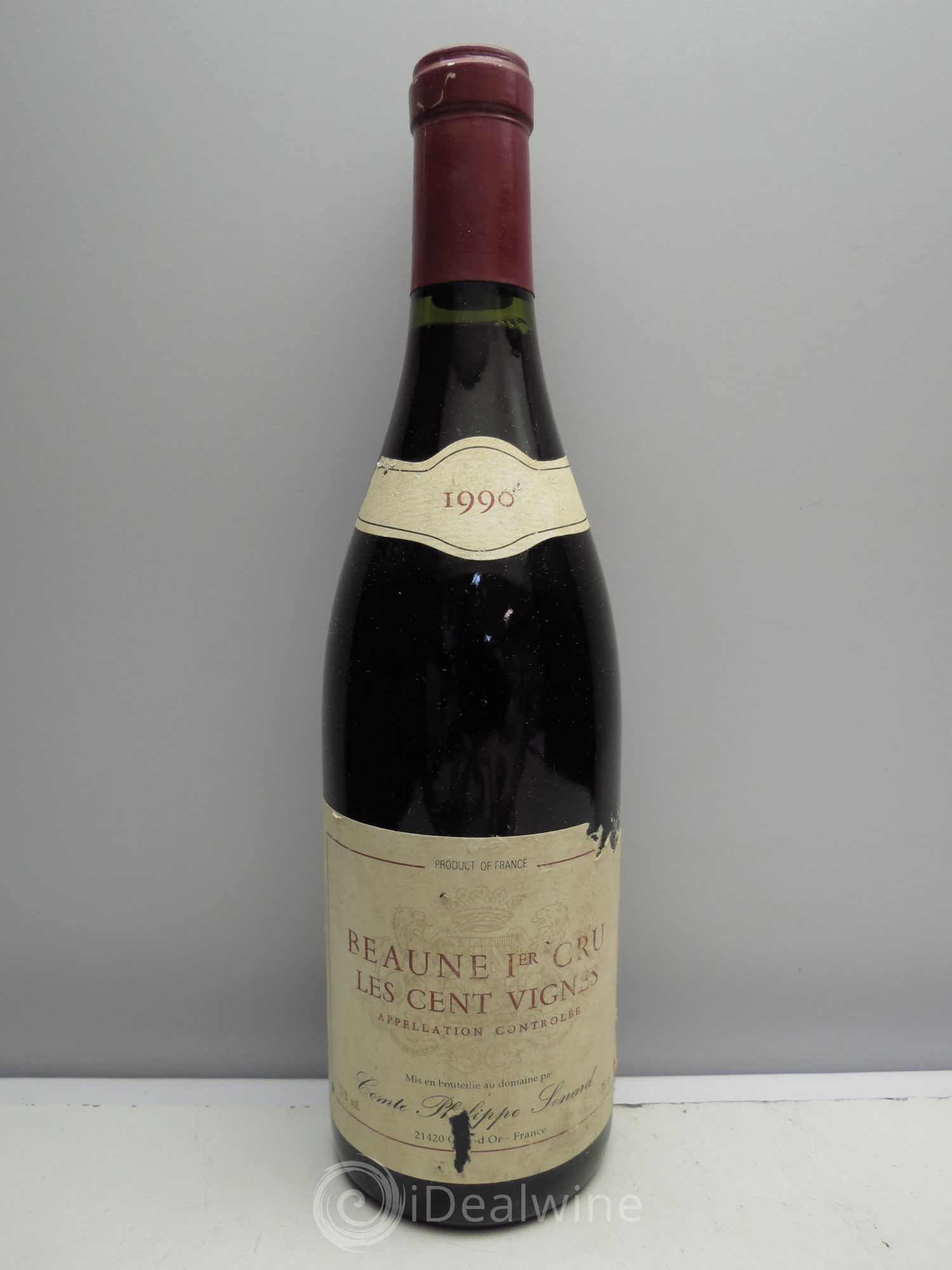Beaune 1er Cru Comte Philippe Senard 1990 - Lot de 1 bouteille - 0