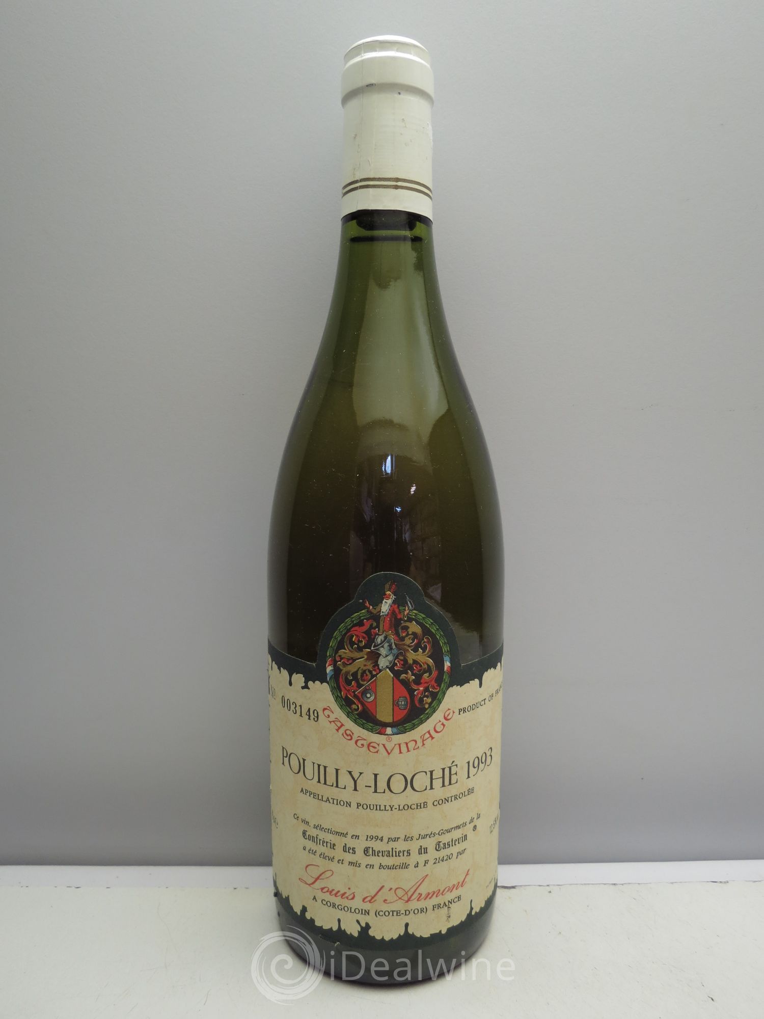 Bourgogne Pouilly-Loché Louis d'Armont 1993 - Posten von 1 Flasche - 0